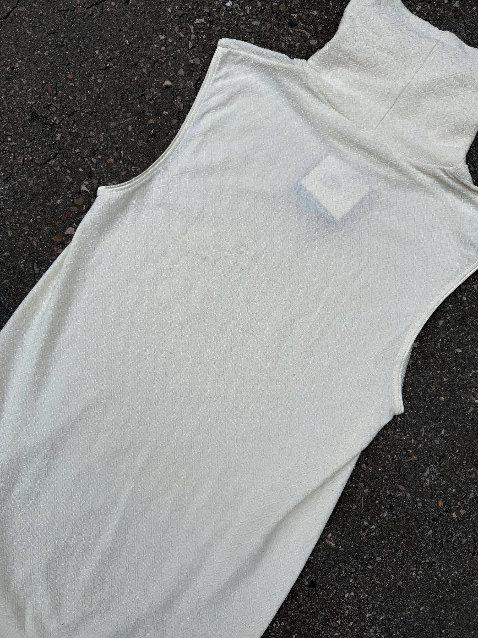 Vintage Creme Turtleneck Top M
