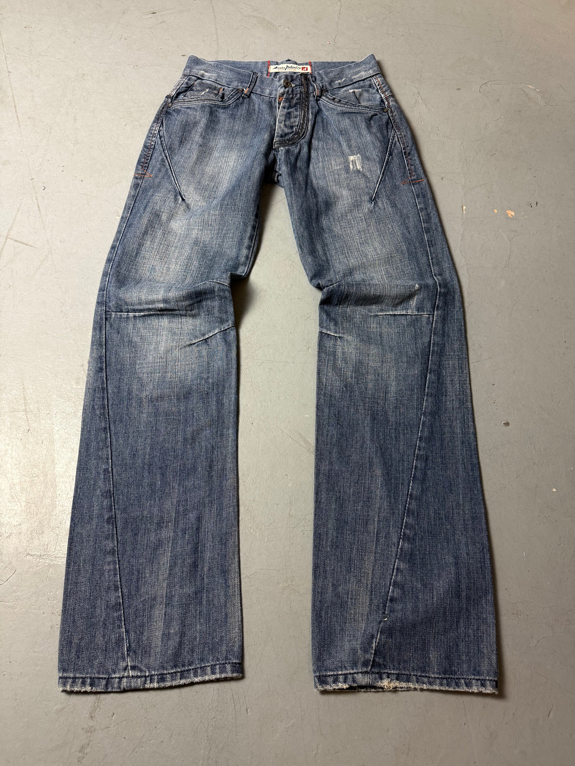 Produktbild von Vintage Asida Industry Straight Leg Jeans S von vorne