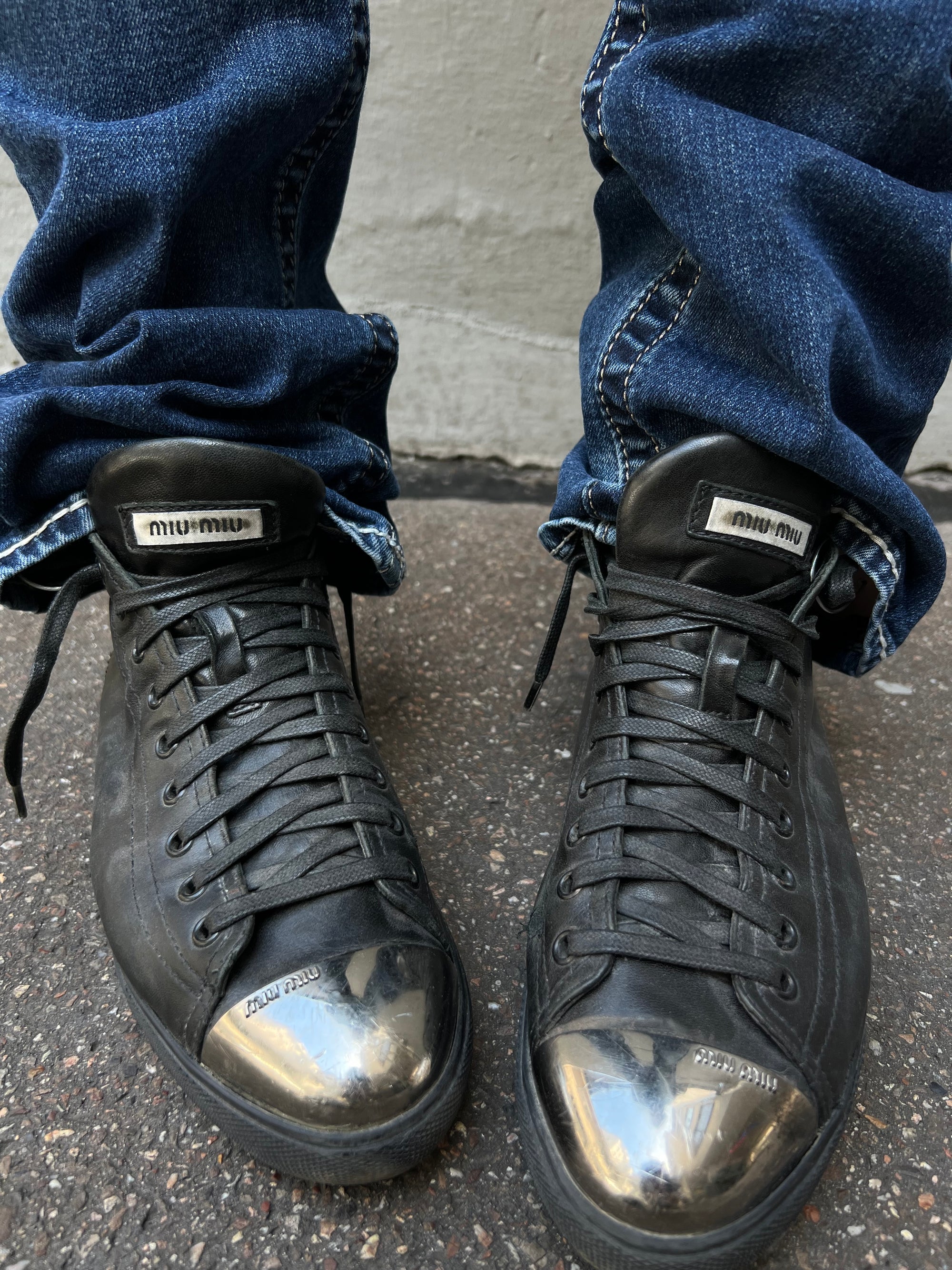 Vintage Miu Miu Black Sneaker 39