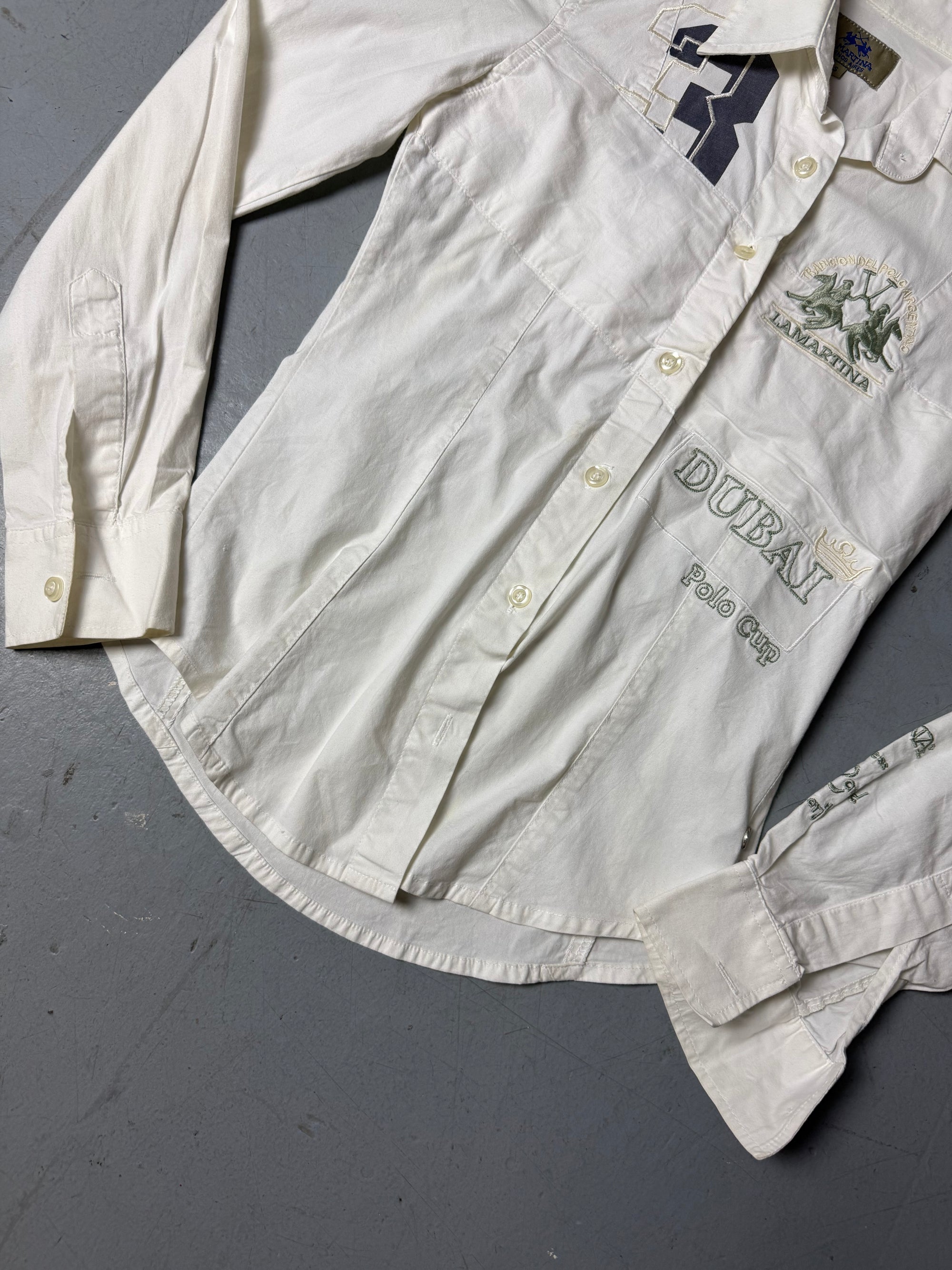 Vintage La Martina Dubai Polo Cup Button Up Shirt XS