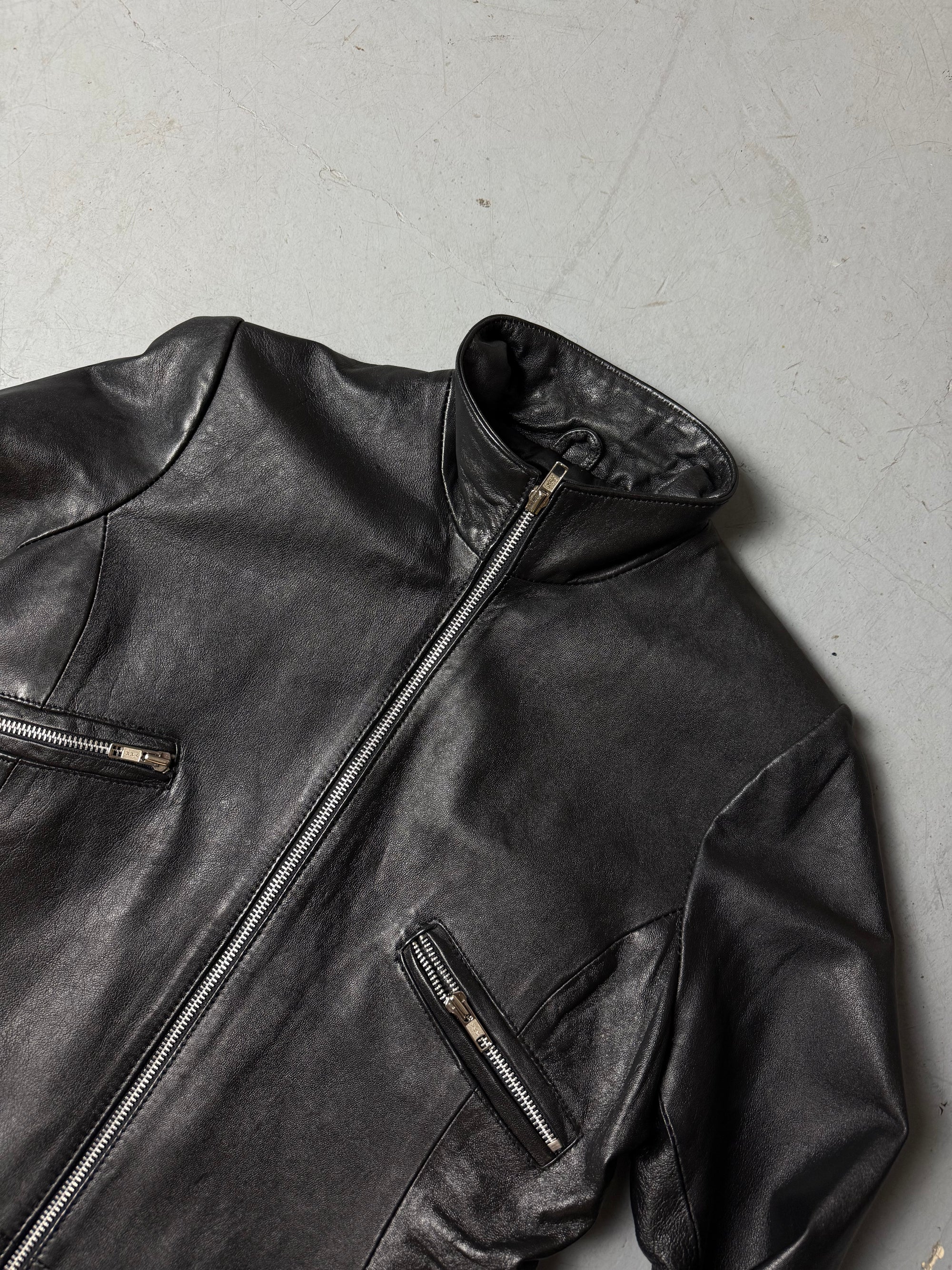 Vintage Vero Moda Black Leather Jacket S/M