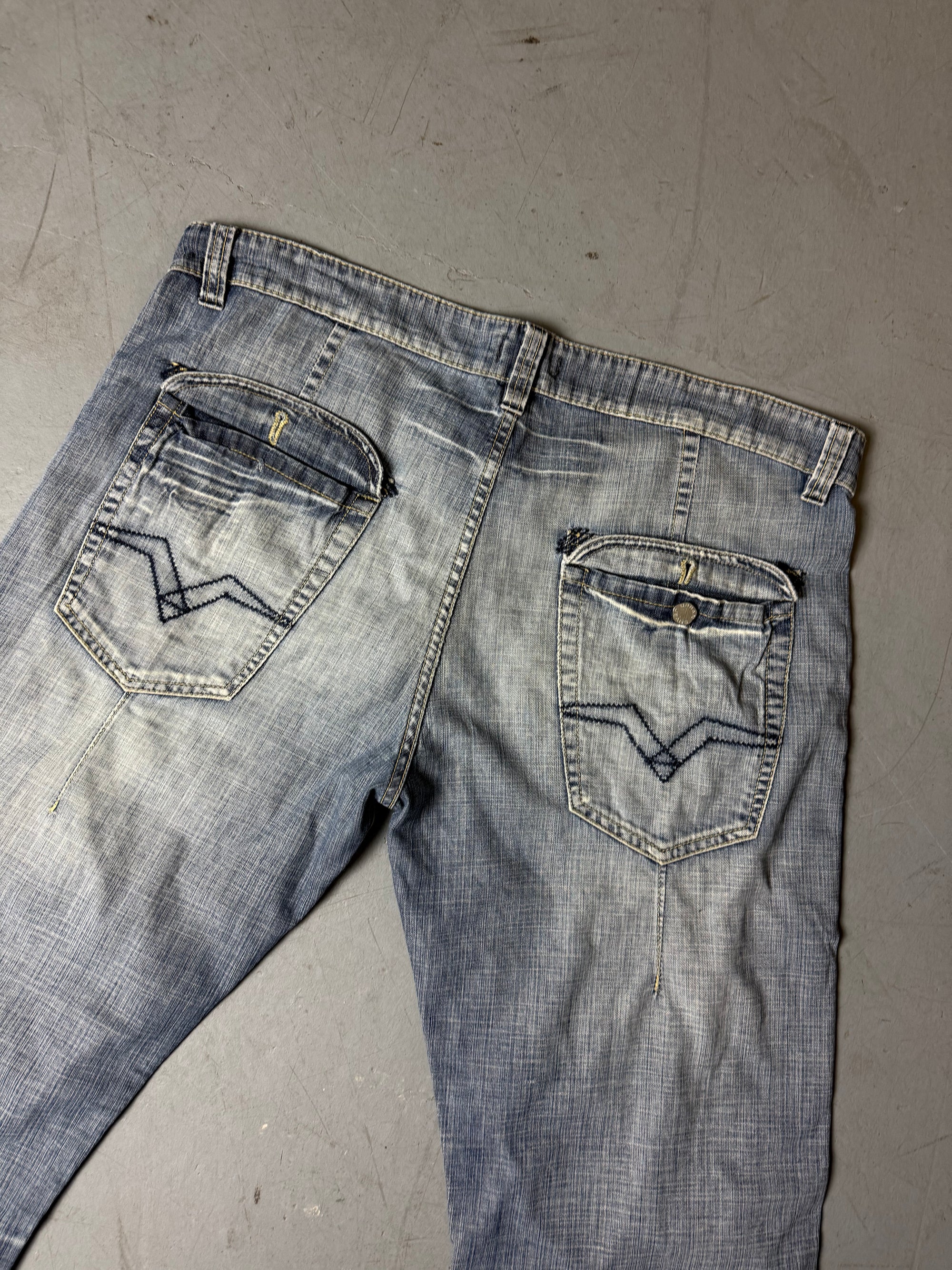 Vintage Oviesse High Waisted Baggy Jeans XL
