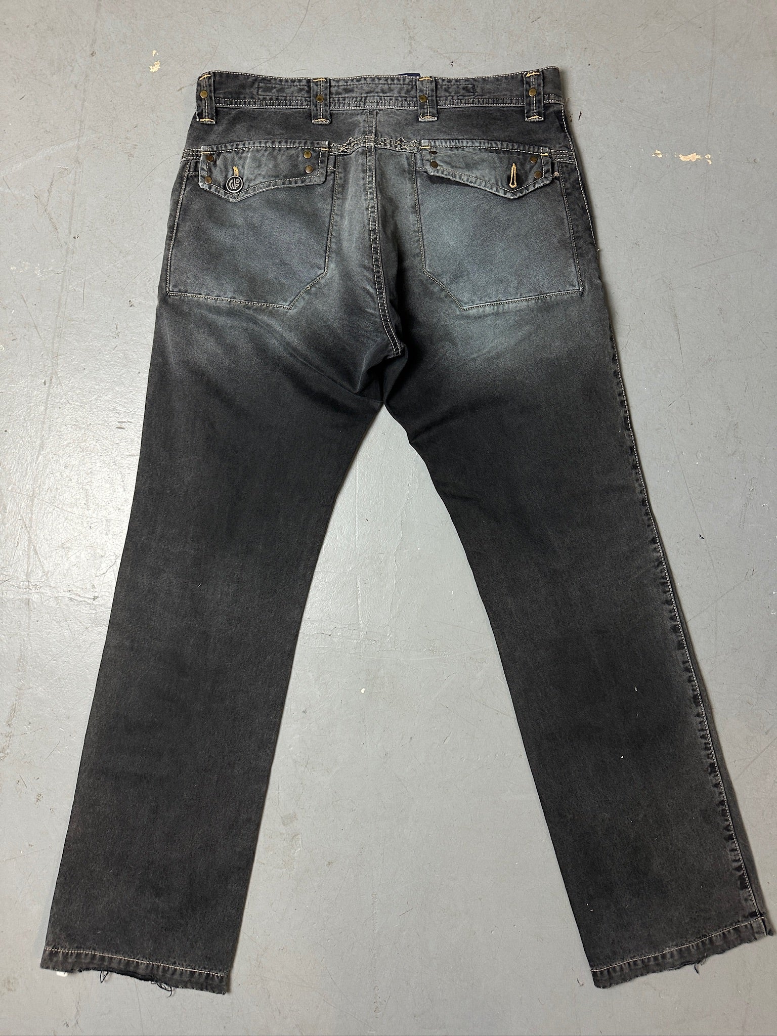 Vintage Black Washed Out Denim Jeans M/L