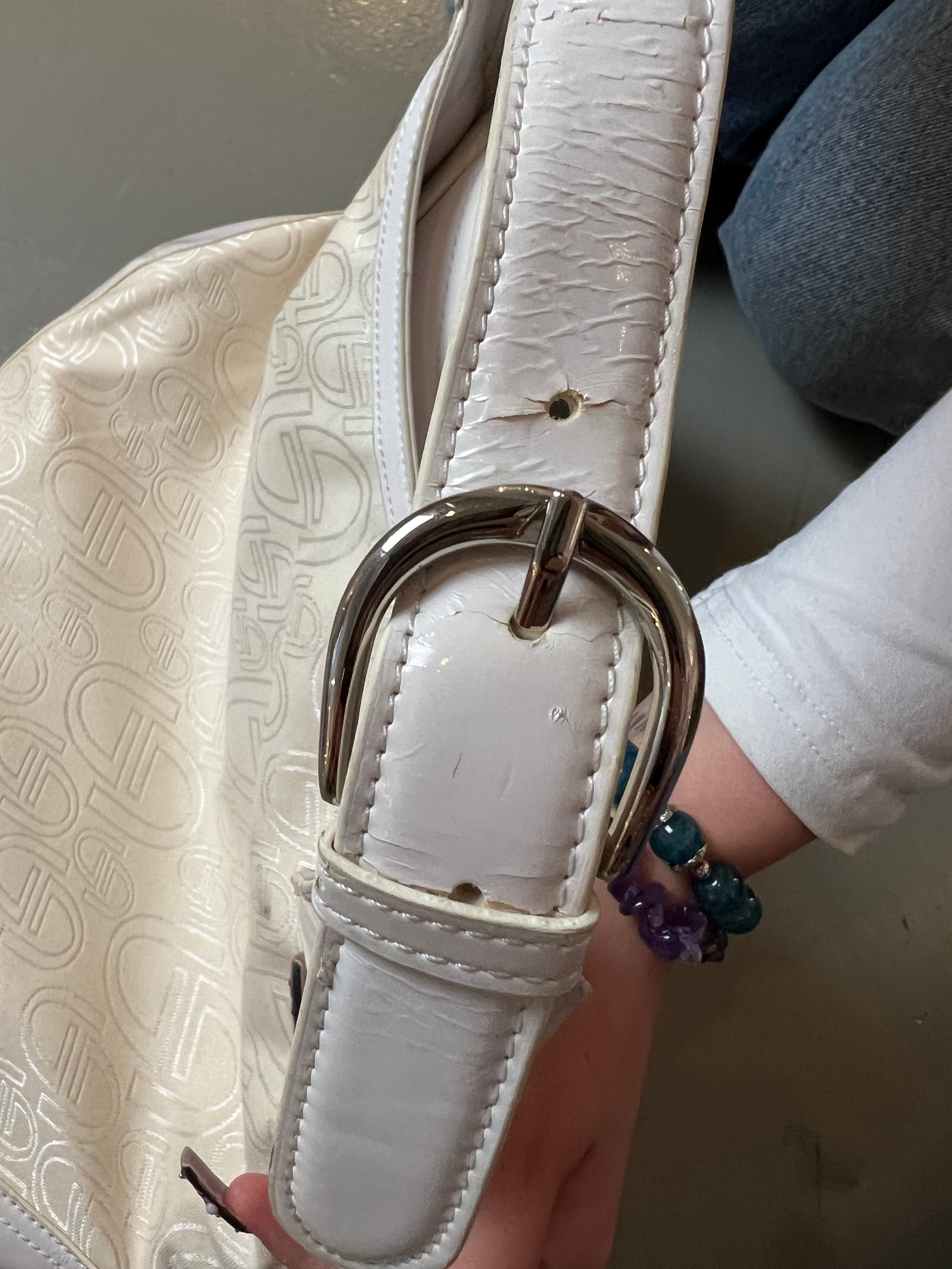 Produkt Bild Vintage Y2K Side Bag White Snake von Detail Träger