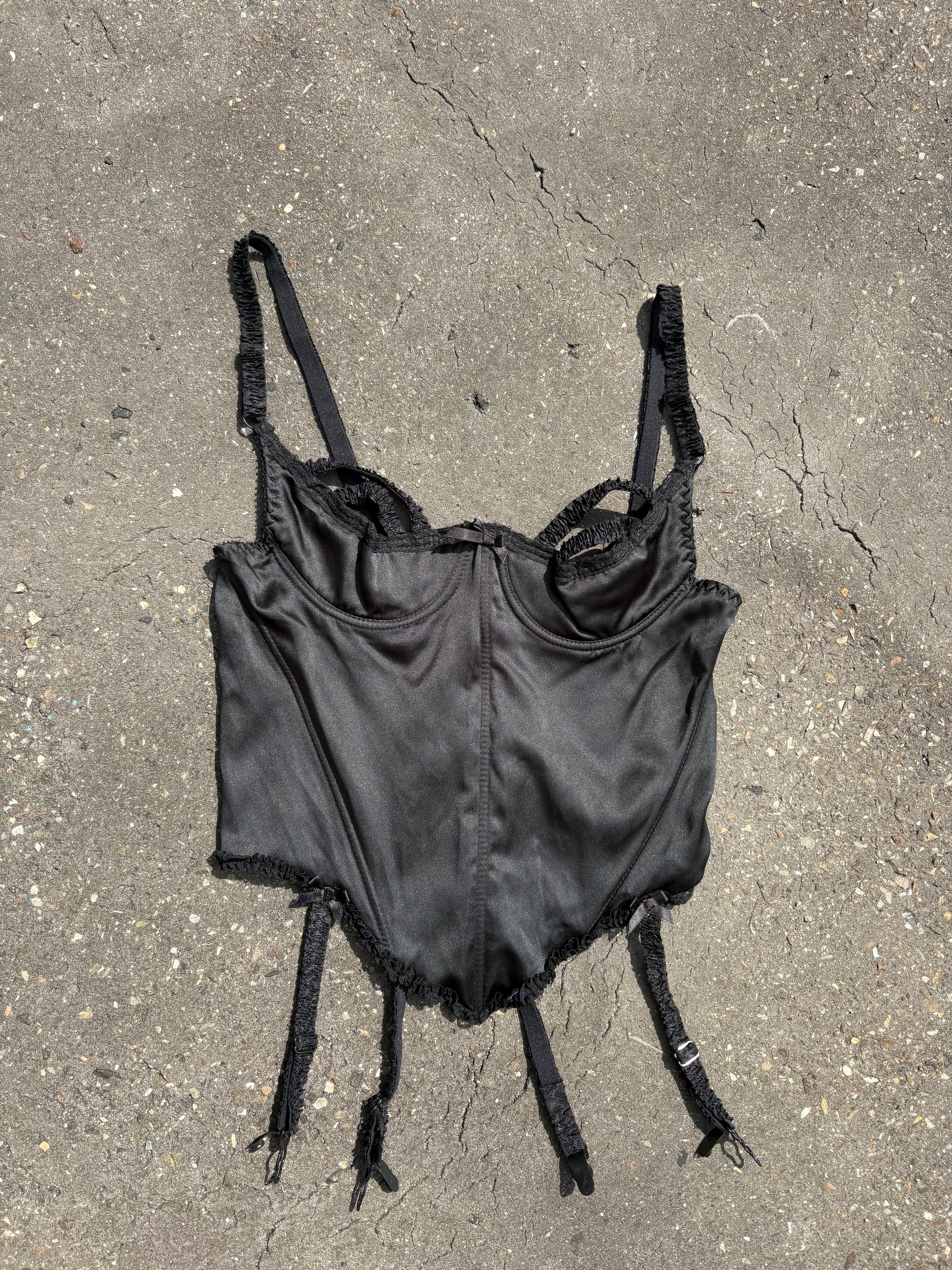Vintage Black Special Corsett Top S