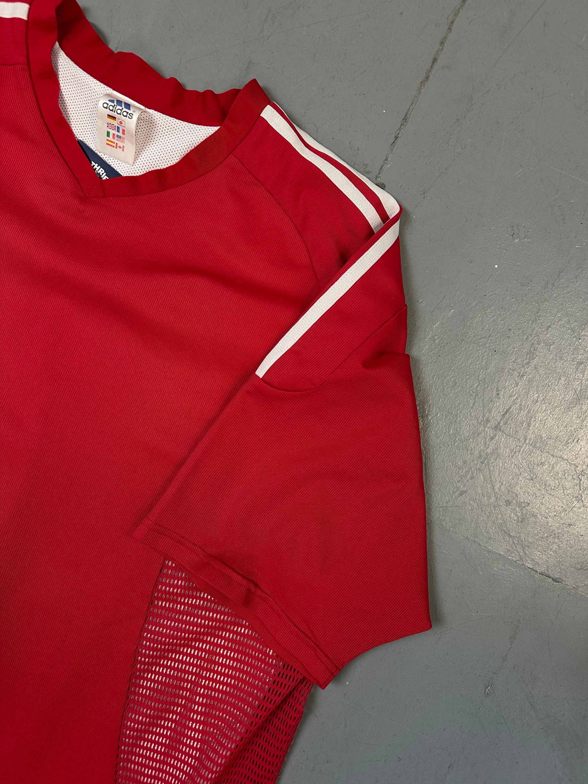Vintage Red Adidas Jersey XL/XXL
