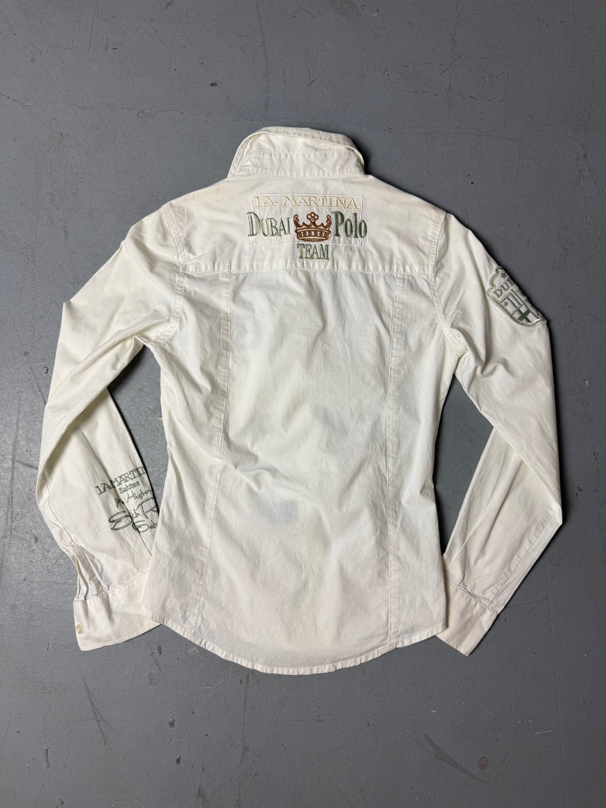 Vintage La Martina Dubai Polo Cup Button Up Shirt XS