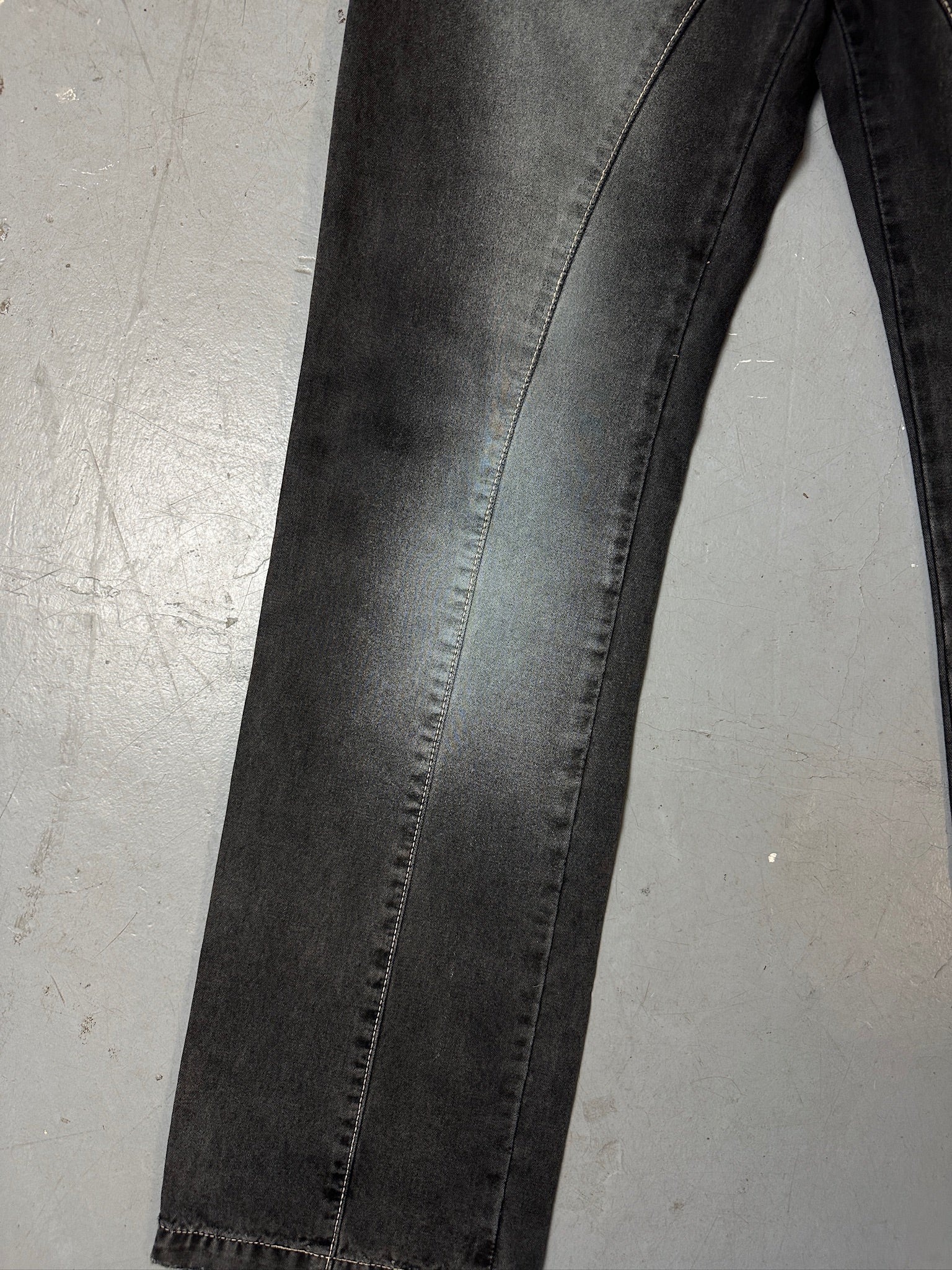 Vintage Black Washed Out Denim Jeans M/L