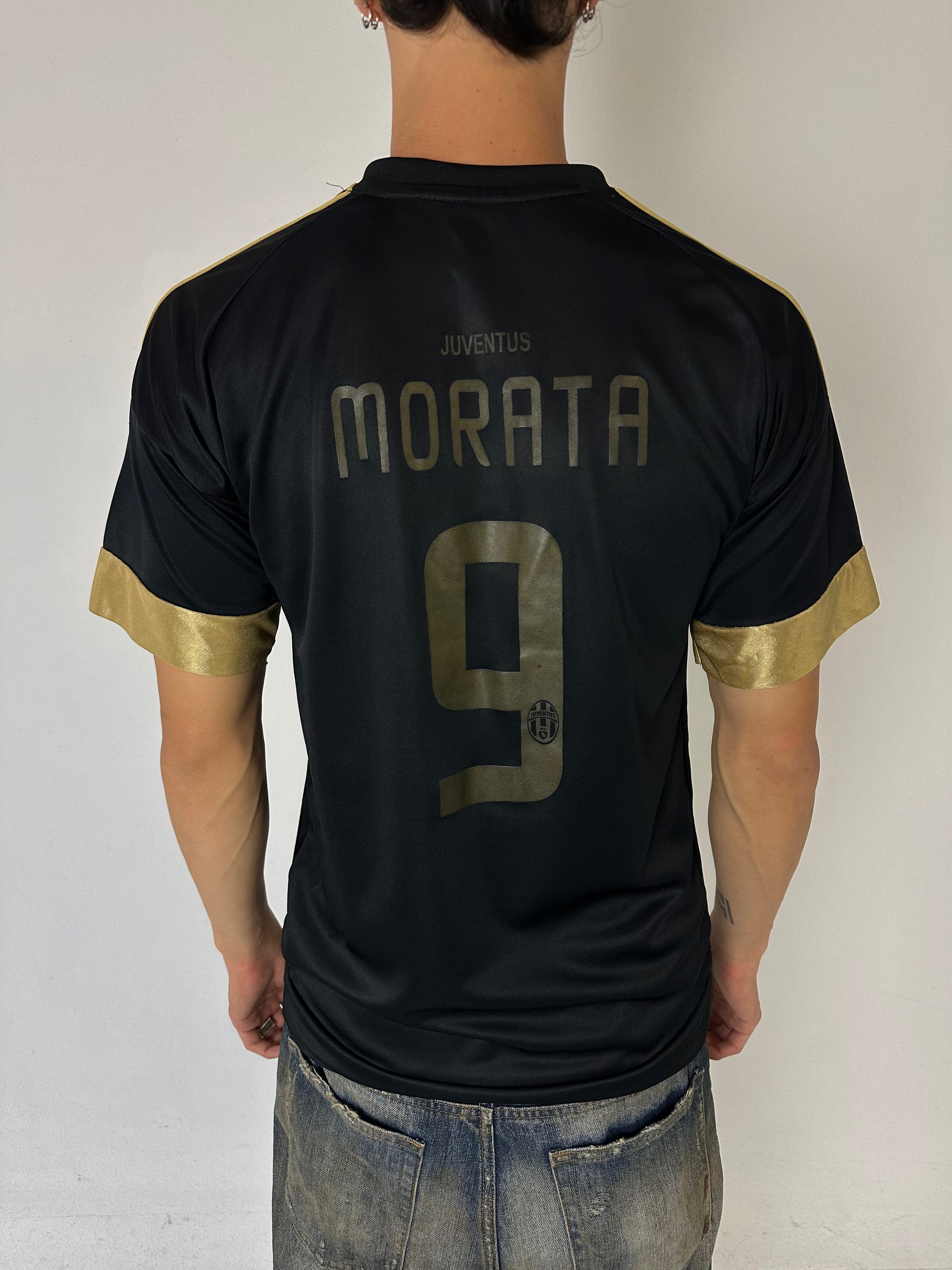 Vintage Black/Gold Juventus Jersey S/M