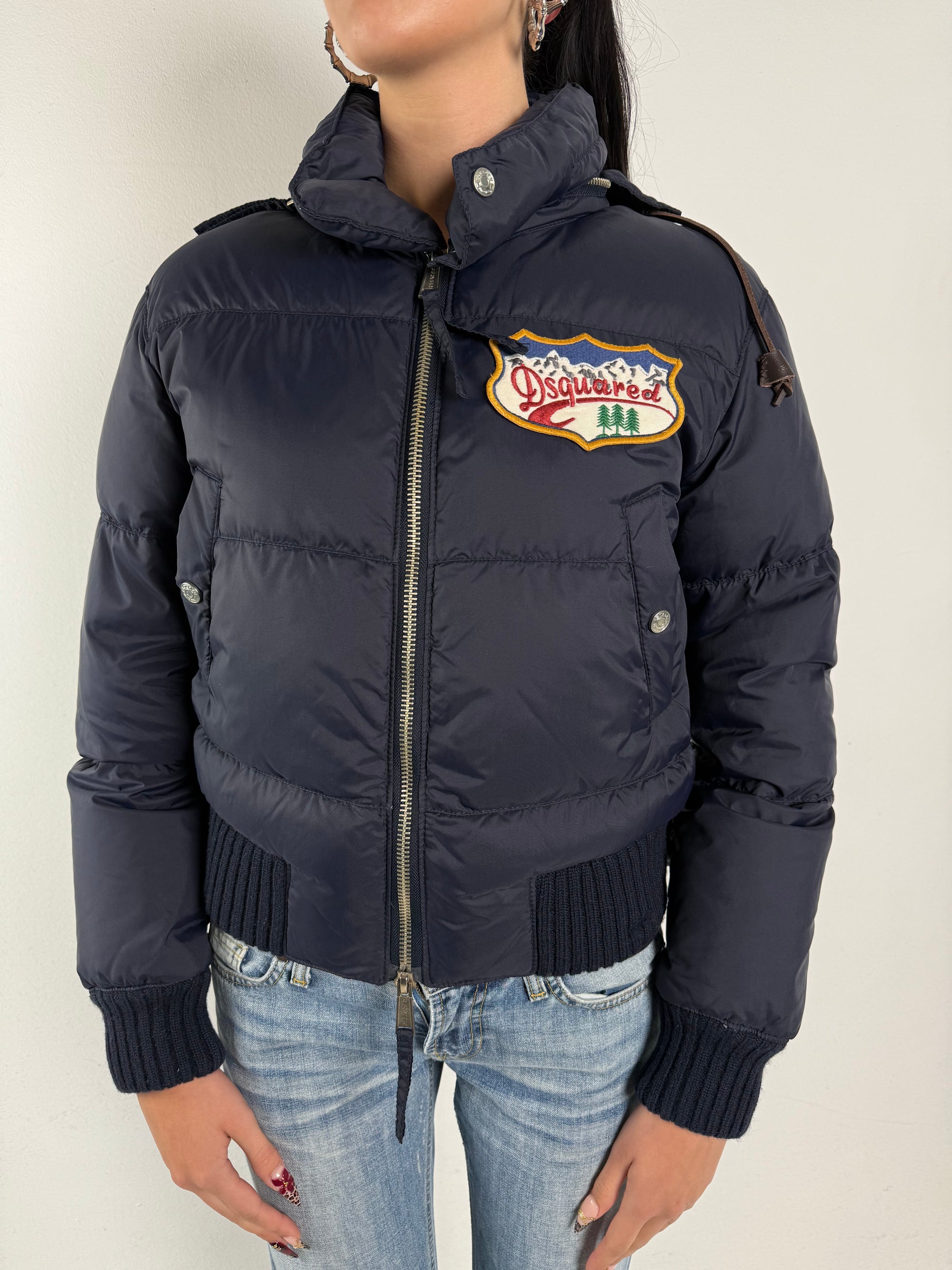 Vintage Dsquared Blue Down Jacket S/M
