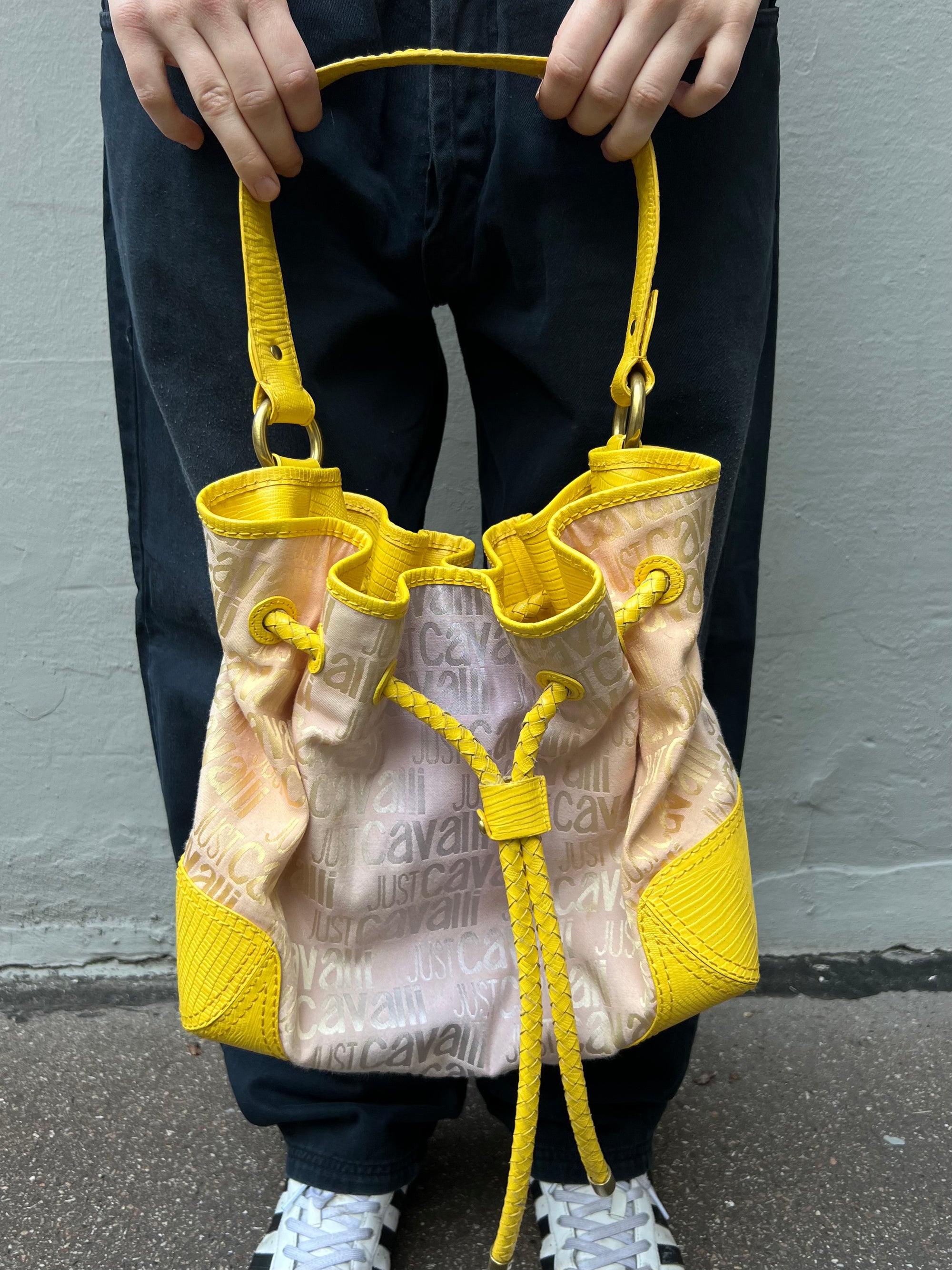 Vintage Just Cavalli Yellow Bag