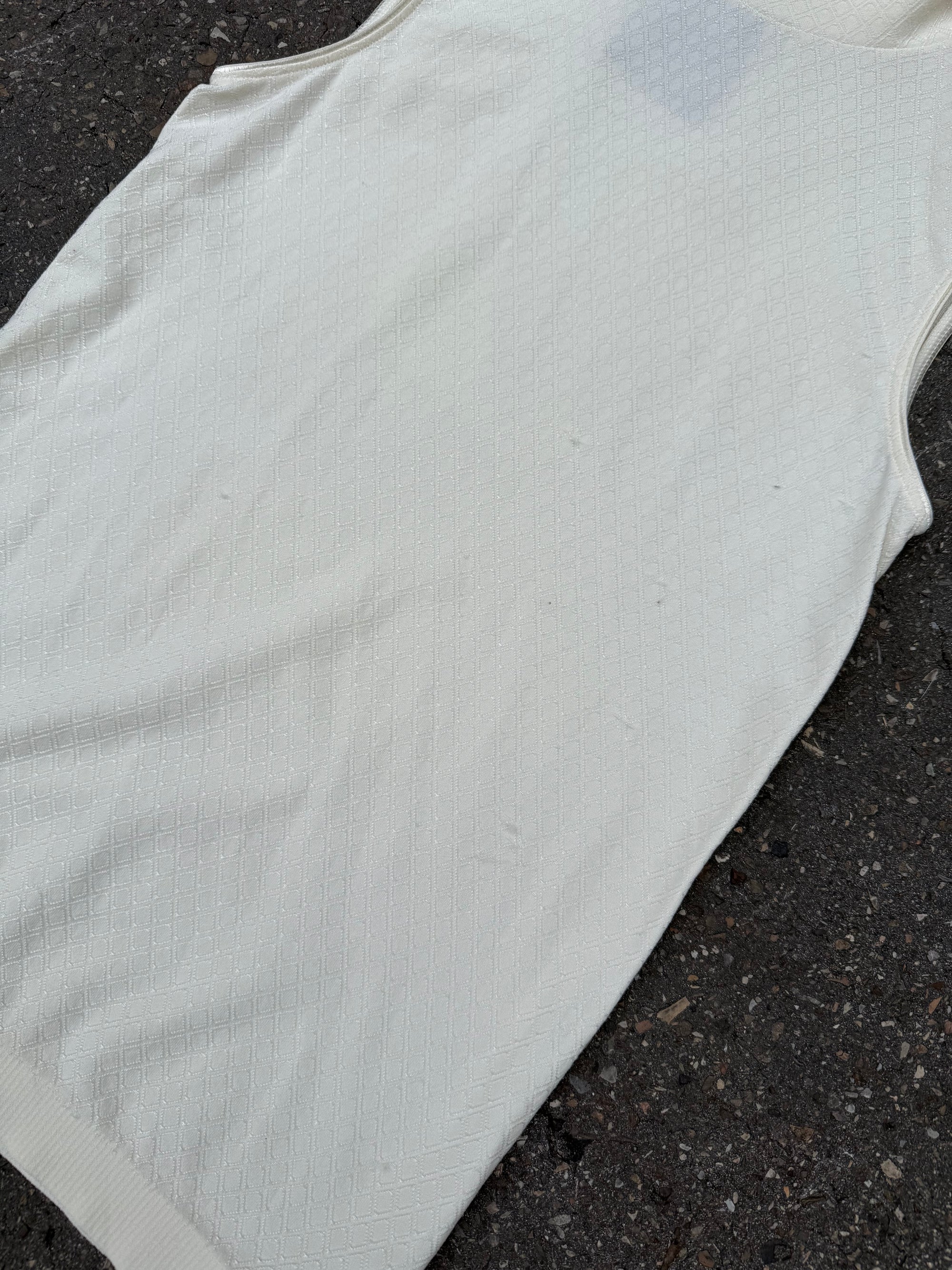 Vintage Creme Turtleneck Top M