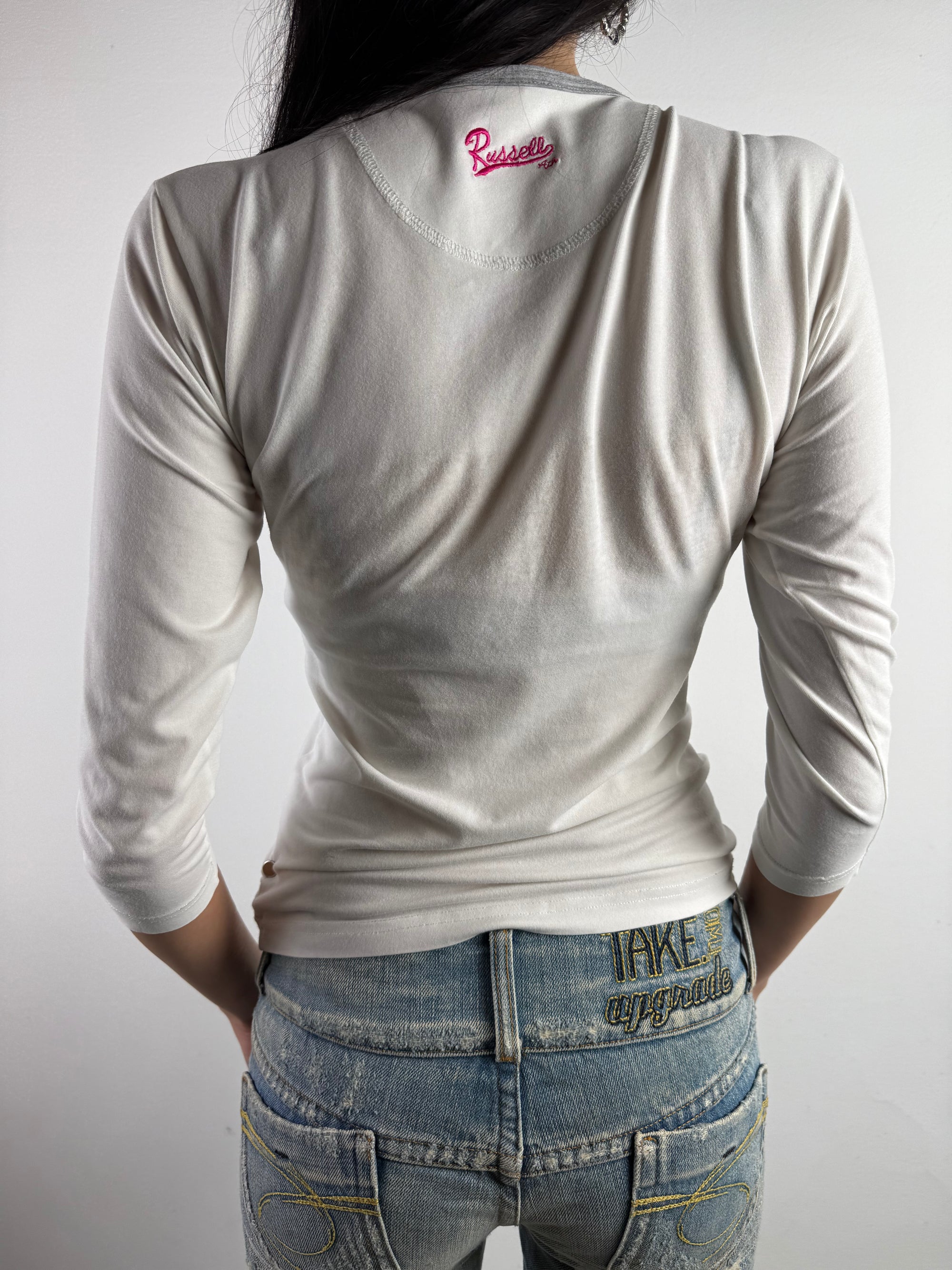 Vintage Russell Half Sleeve Girls Top S