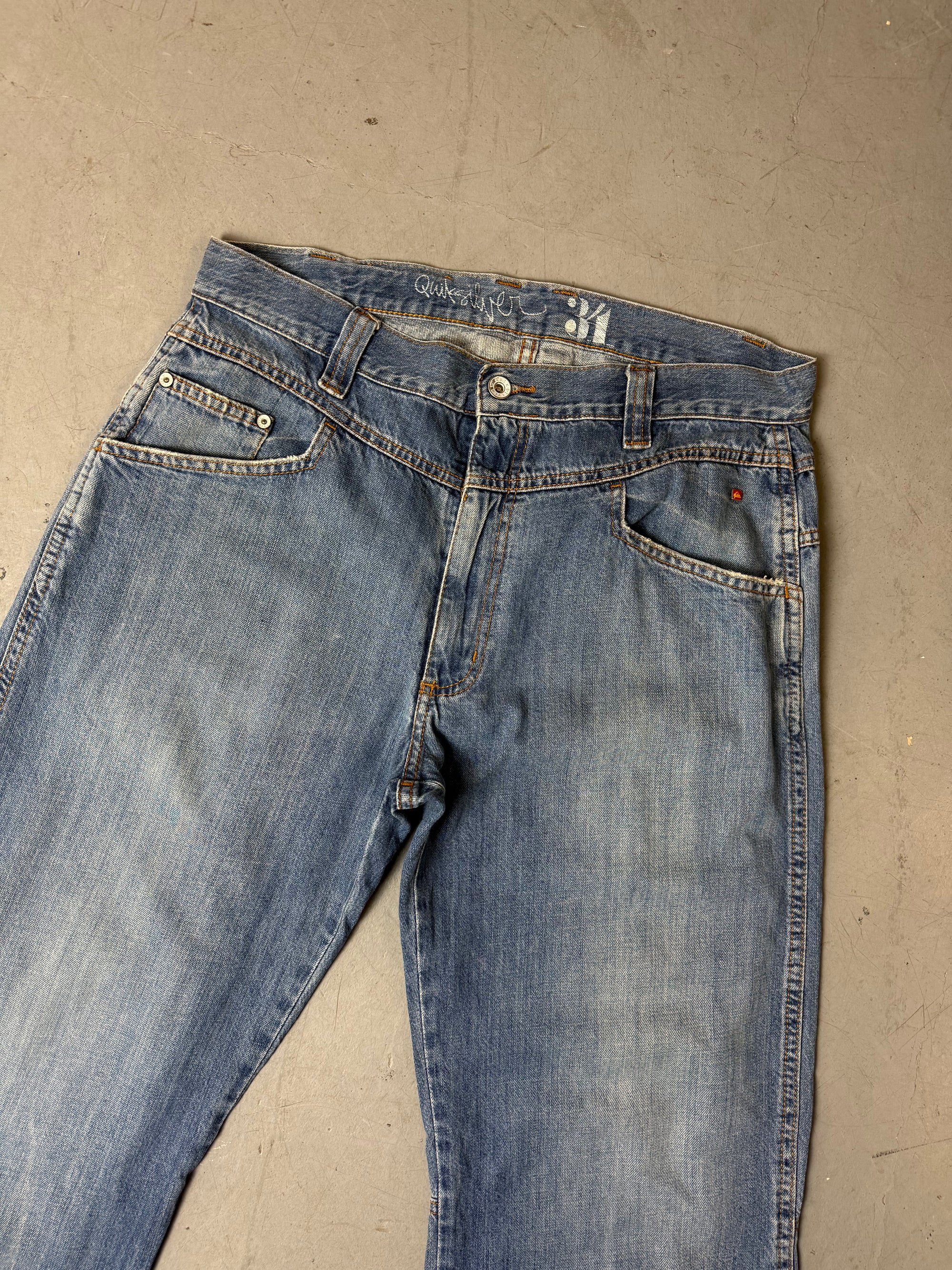 Vintage Quicksilver Light Blue Baggy Jeans L
