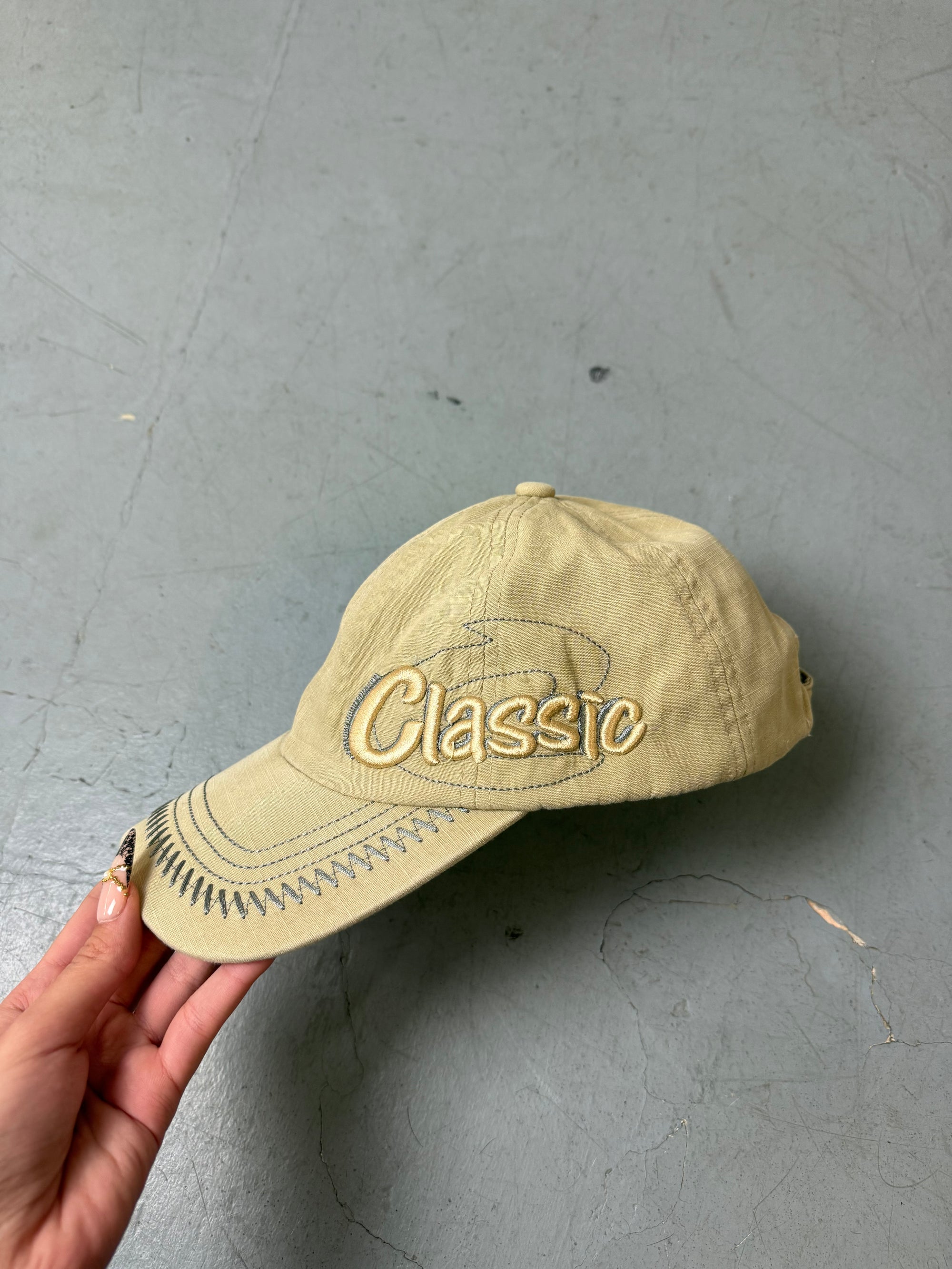 Vintage Classic Beige Cap