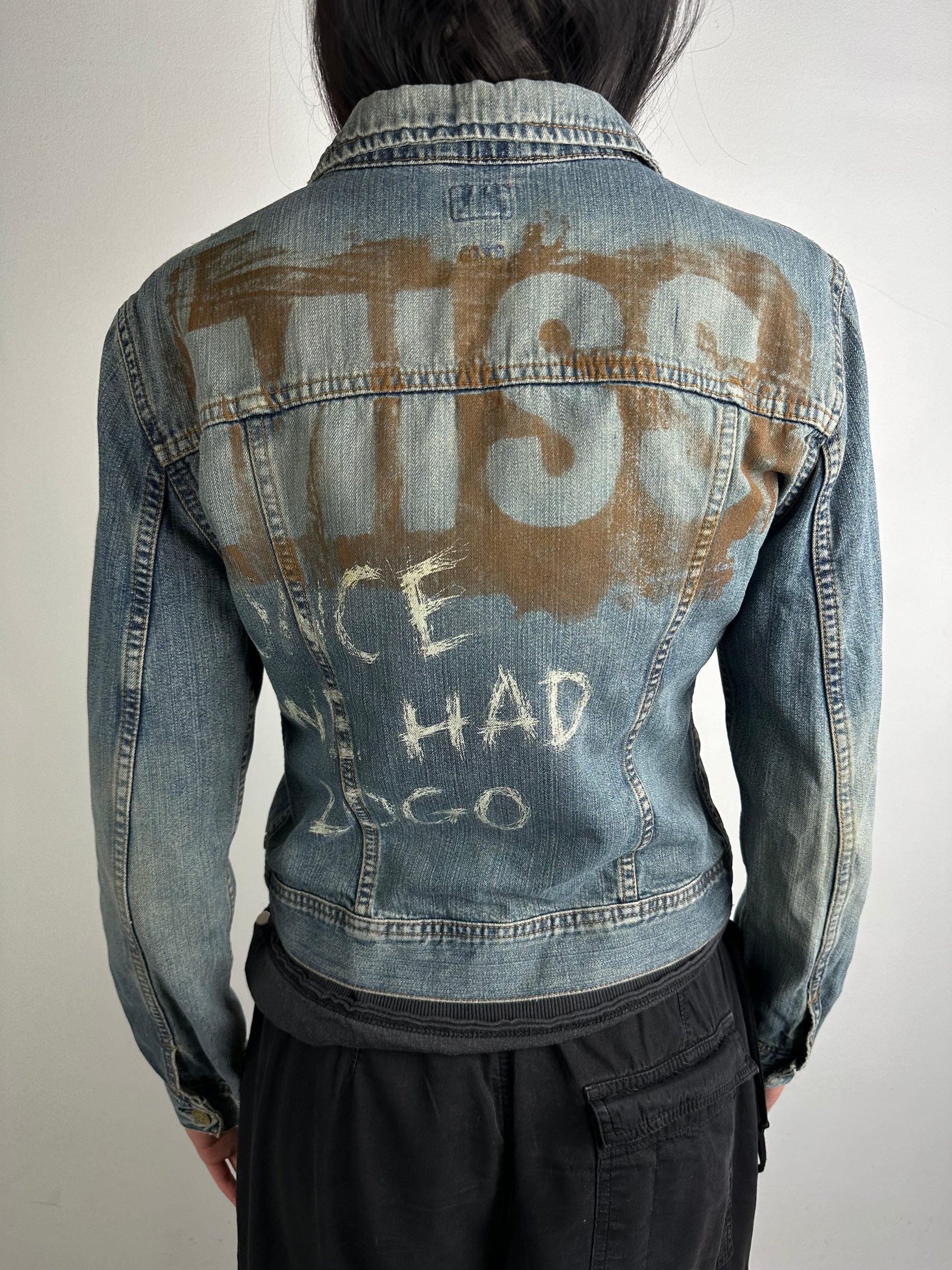 Vintage Miss Sixty Cropped Jeans Jacket S/M