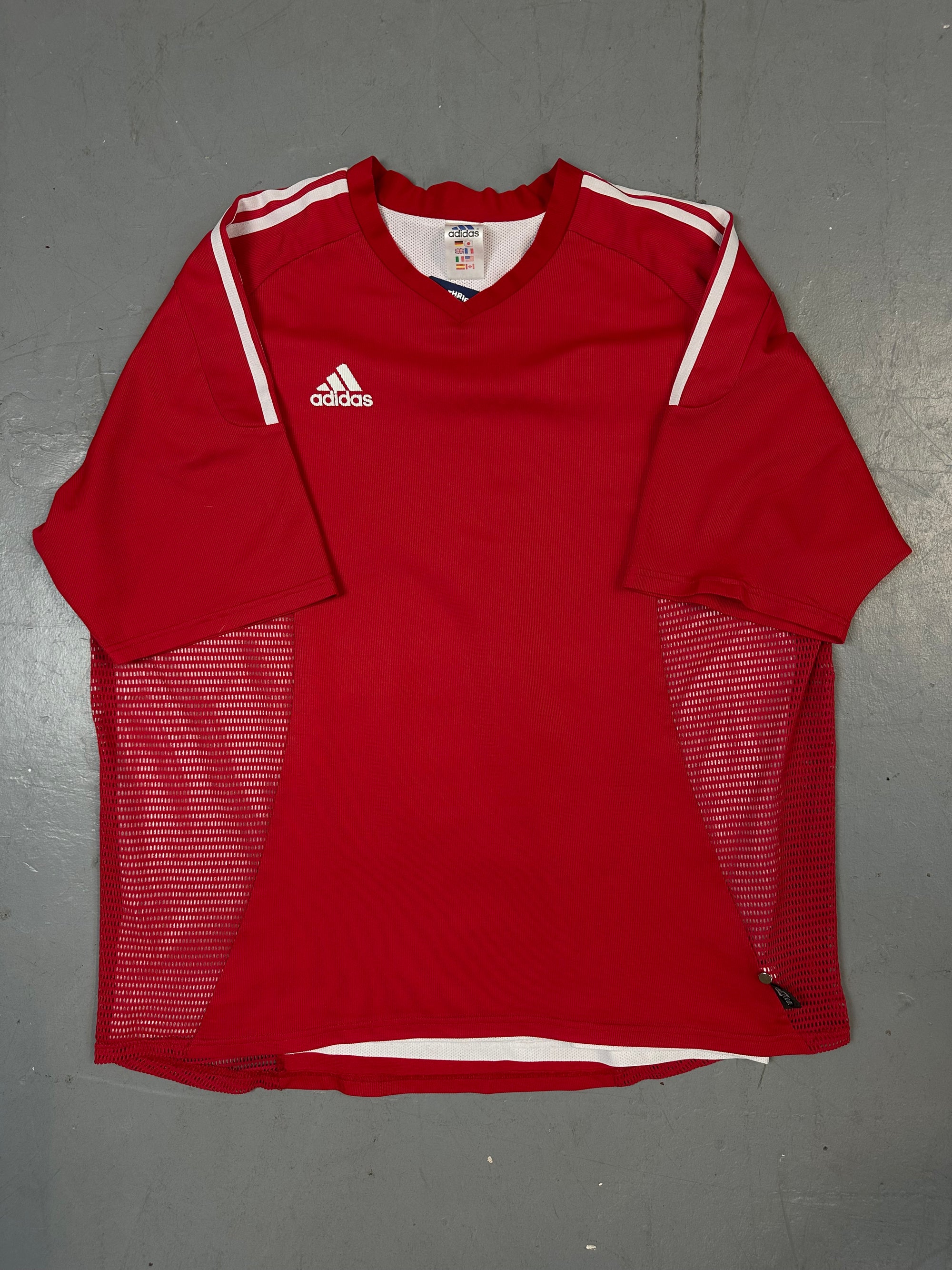 Vintage Red Adidas Jersey XL/XXL