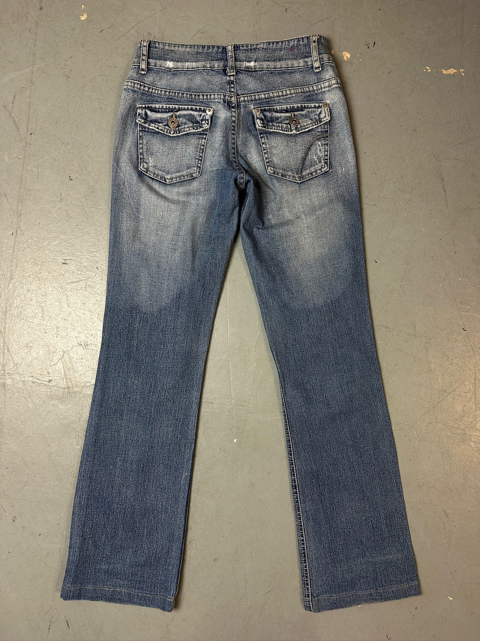 Vintage Light Blue Straight Leg Jeans XS