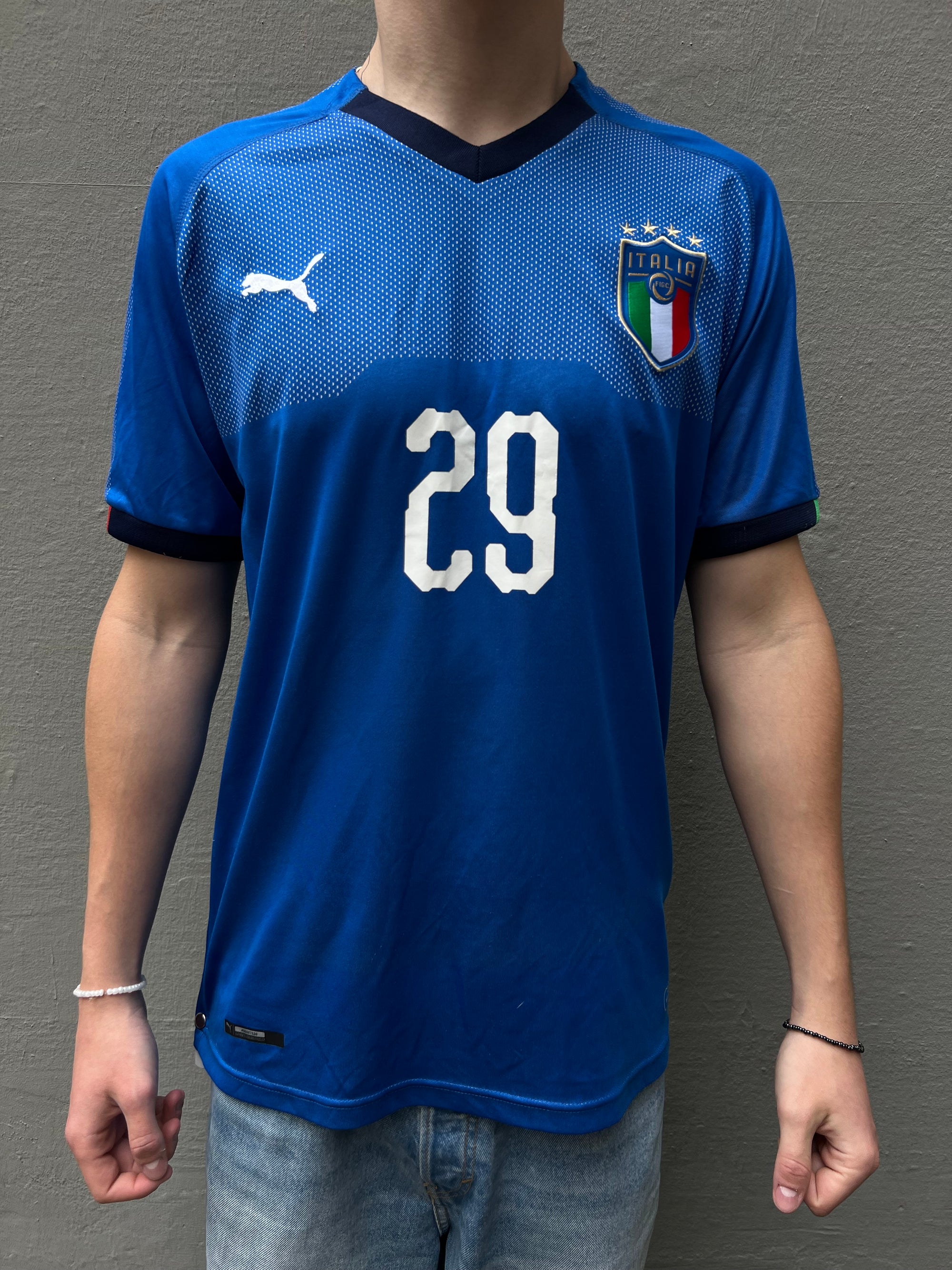 Vintage Puma Italia Soccer Jersey XL