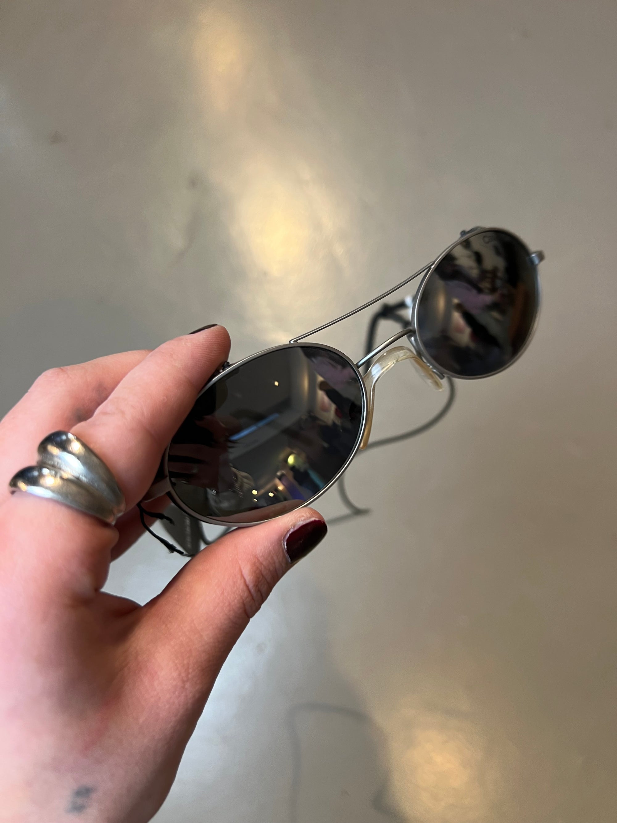 Alpina Leather Ceramic Lens Sunglasses