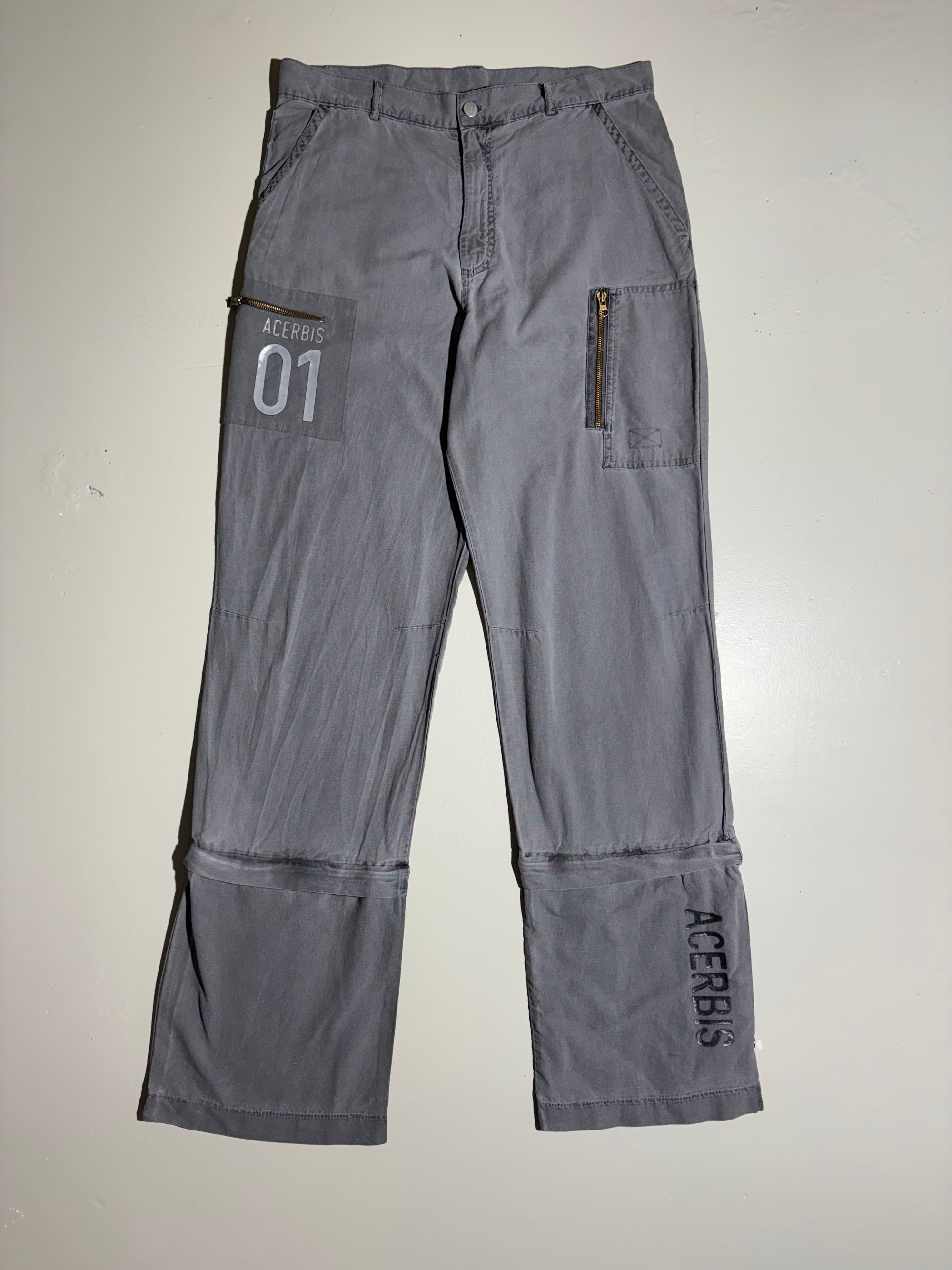 Vintage Grey Cargo Pants M