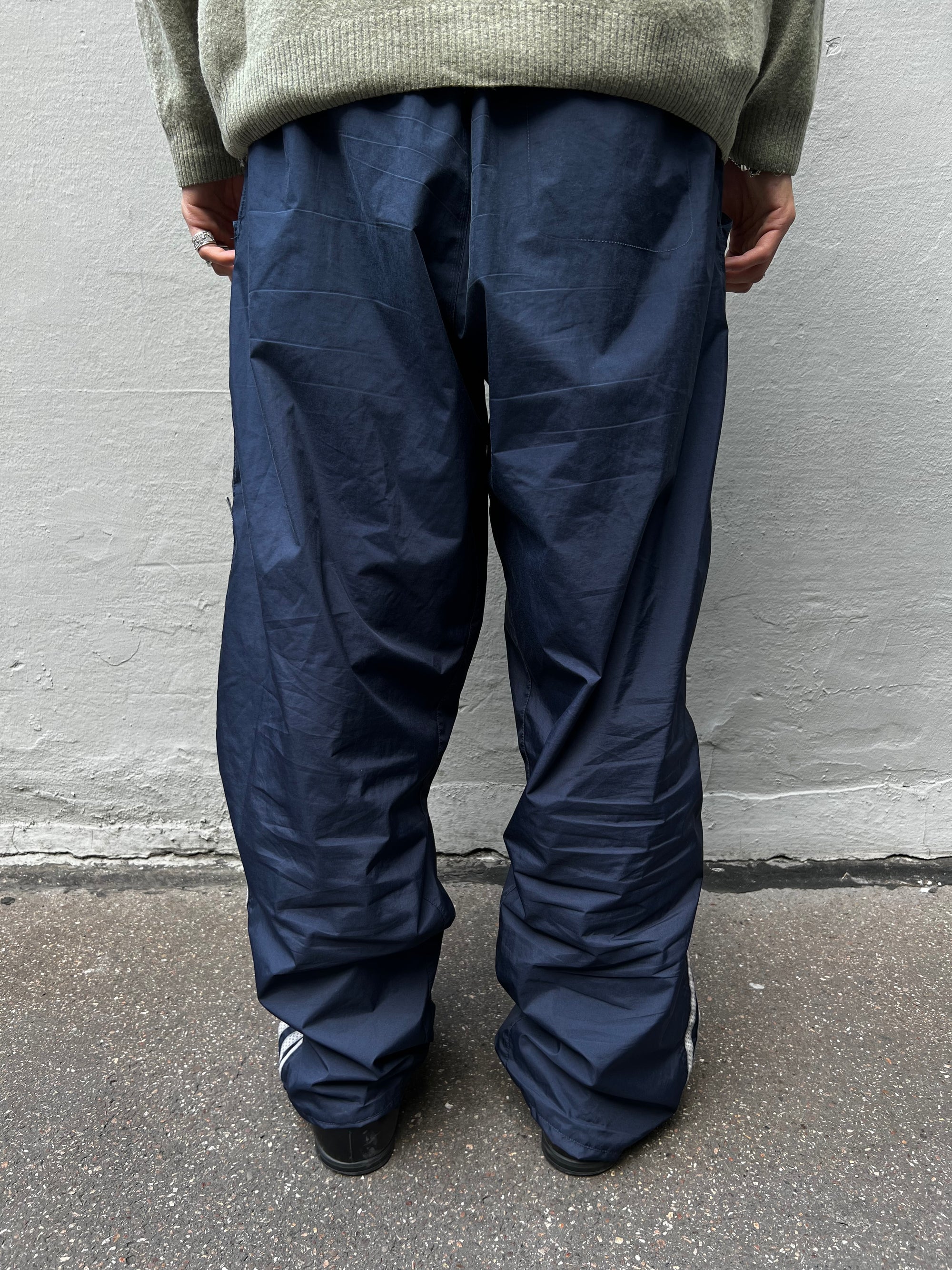 Vintage Blue Adidas Parachute Pants M/L