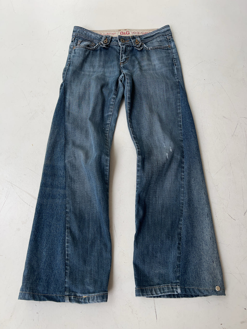 Vintage Dolce & Gabbana Midwaist Reworked Jeans (S)