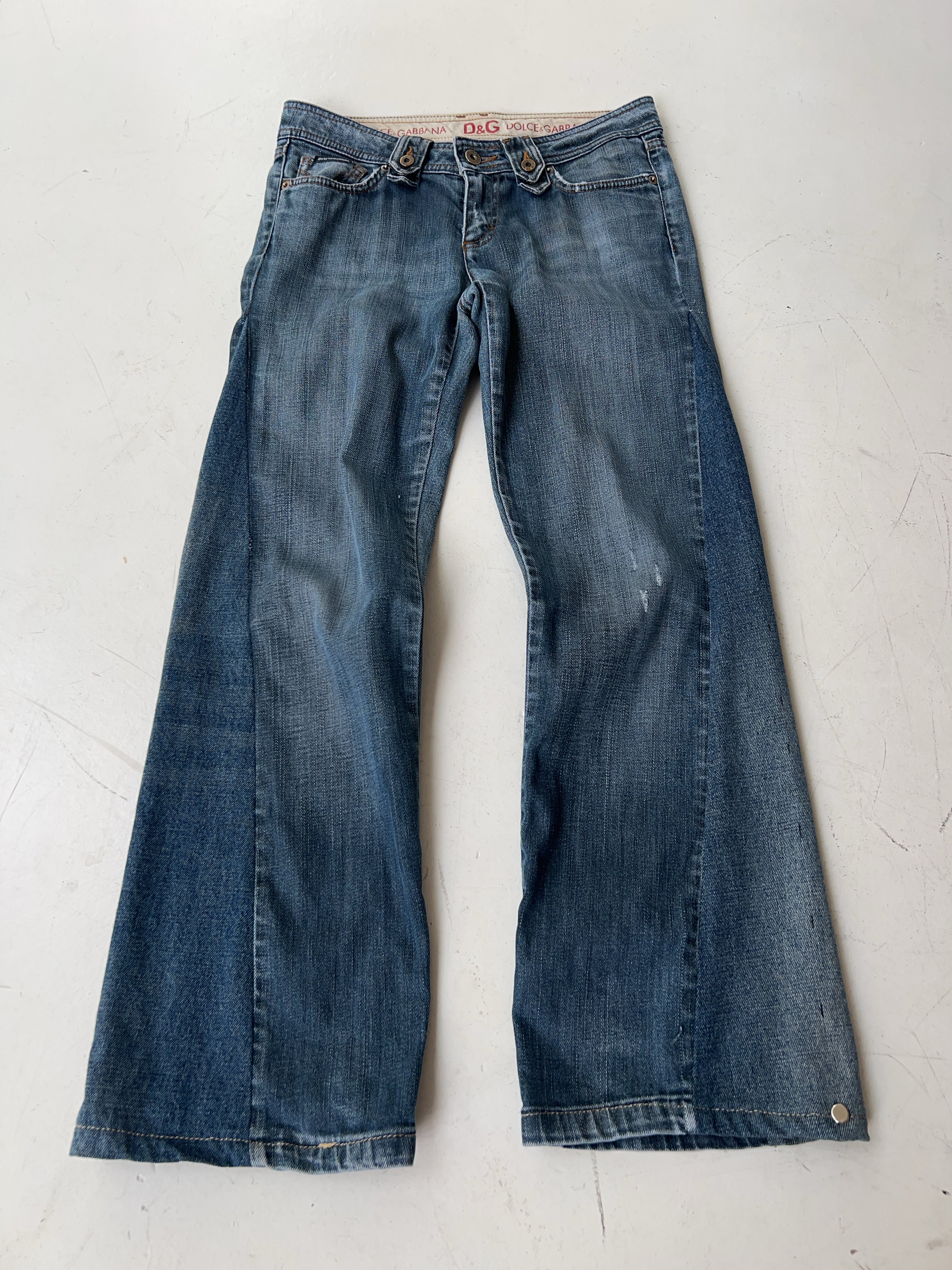 Vintage Dolce & Gabbana Midwaist Reworked Jeans (S)