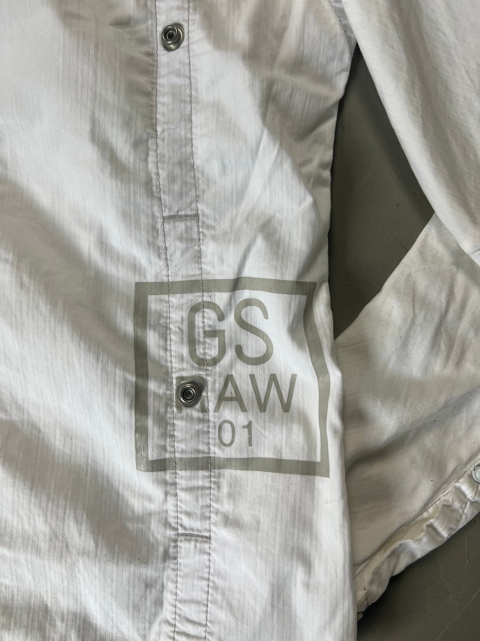 Vintage White G-Star Jacket S/M
