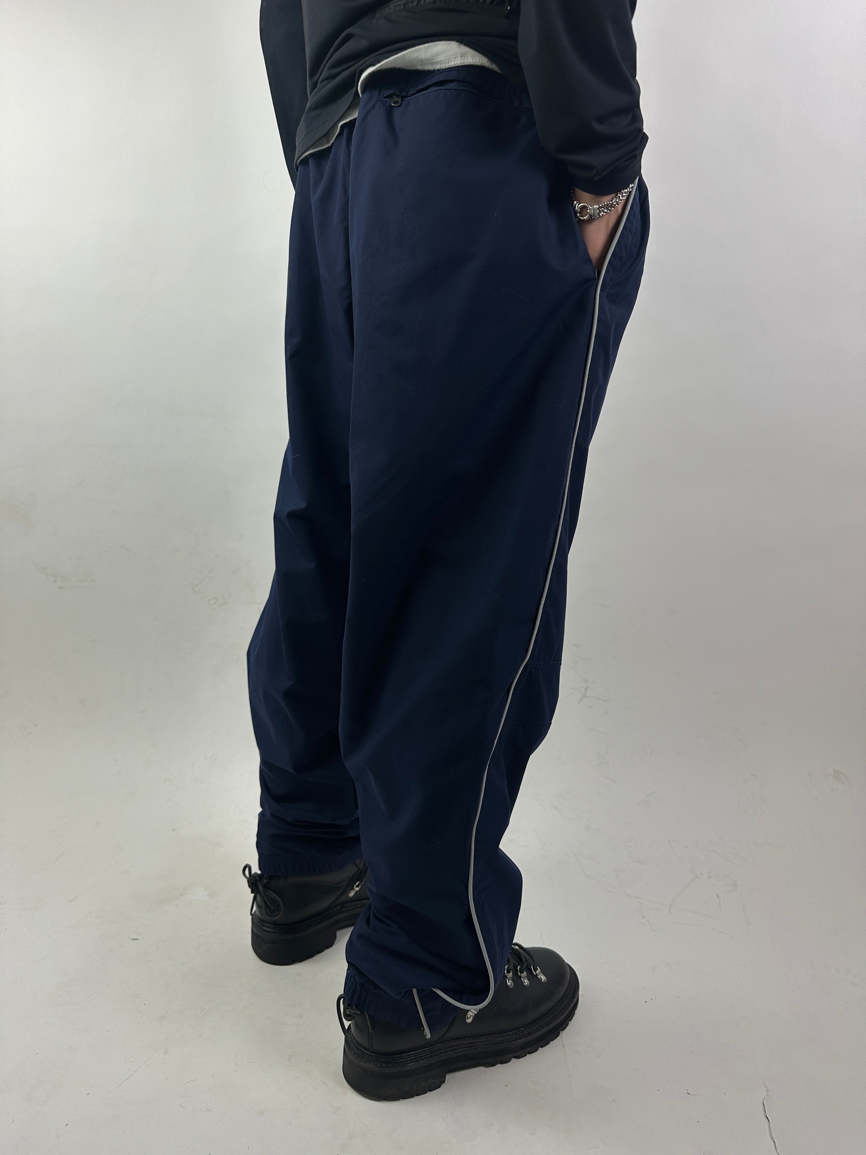 Vintage Nike Dark Blue Track Pants M/L