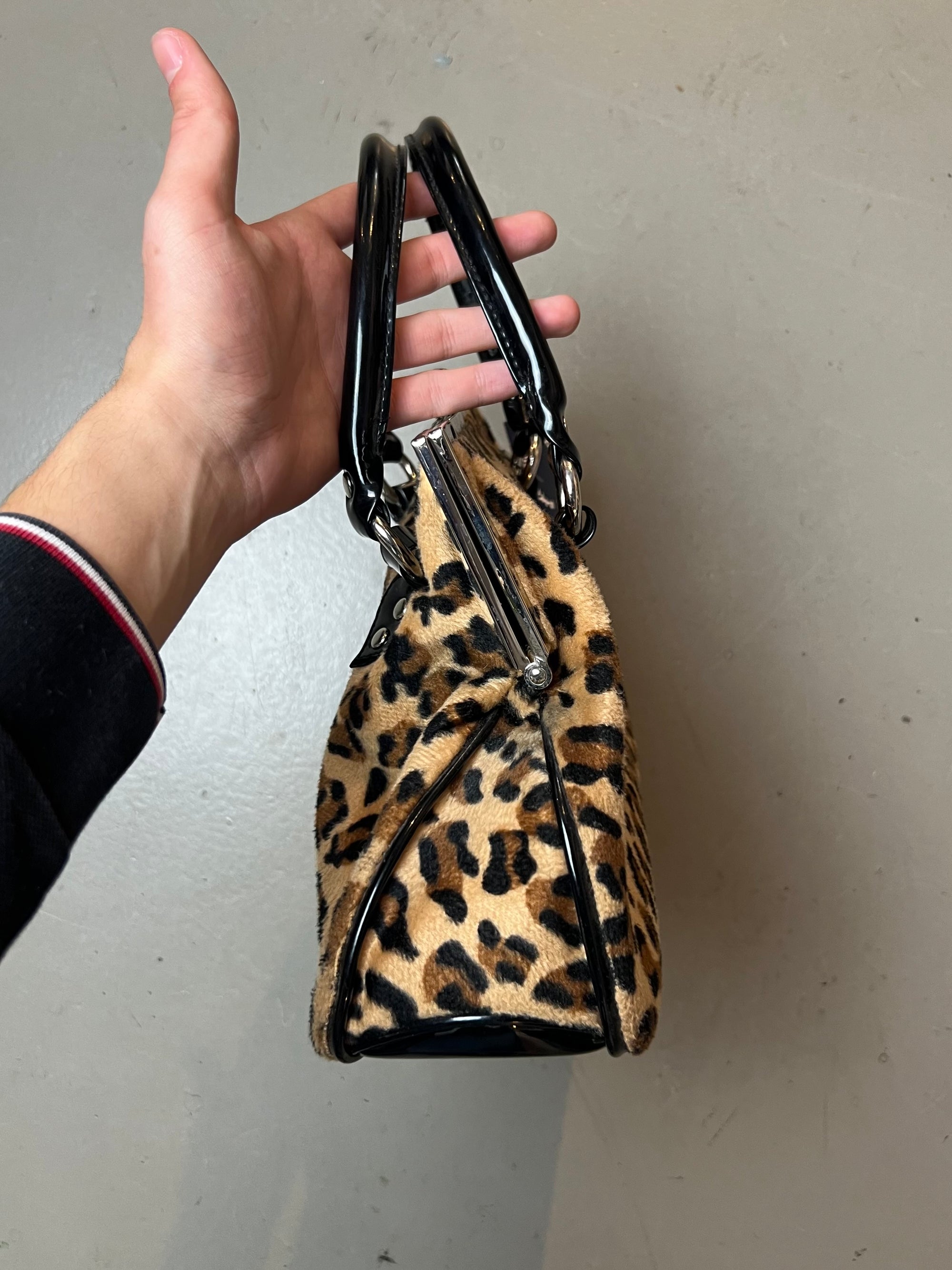 Vintage Leo Print Handbag