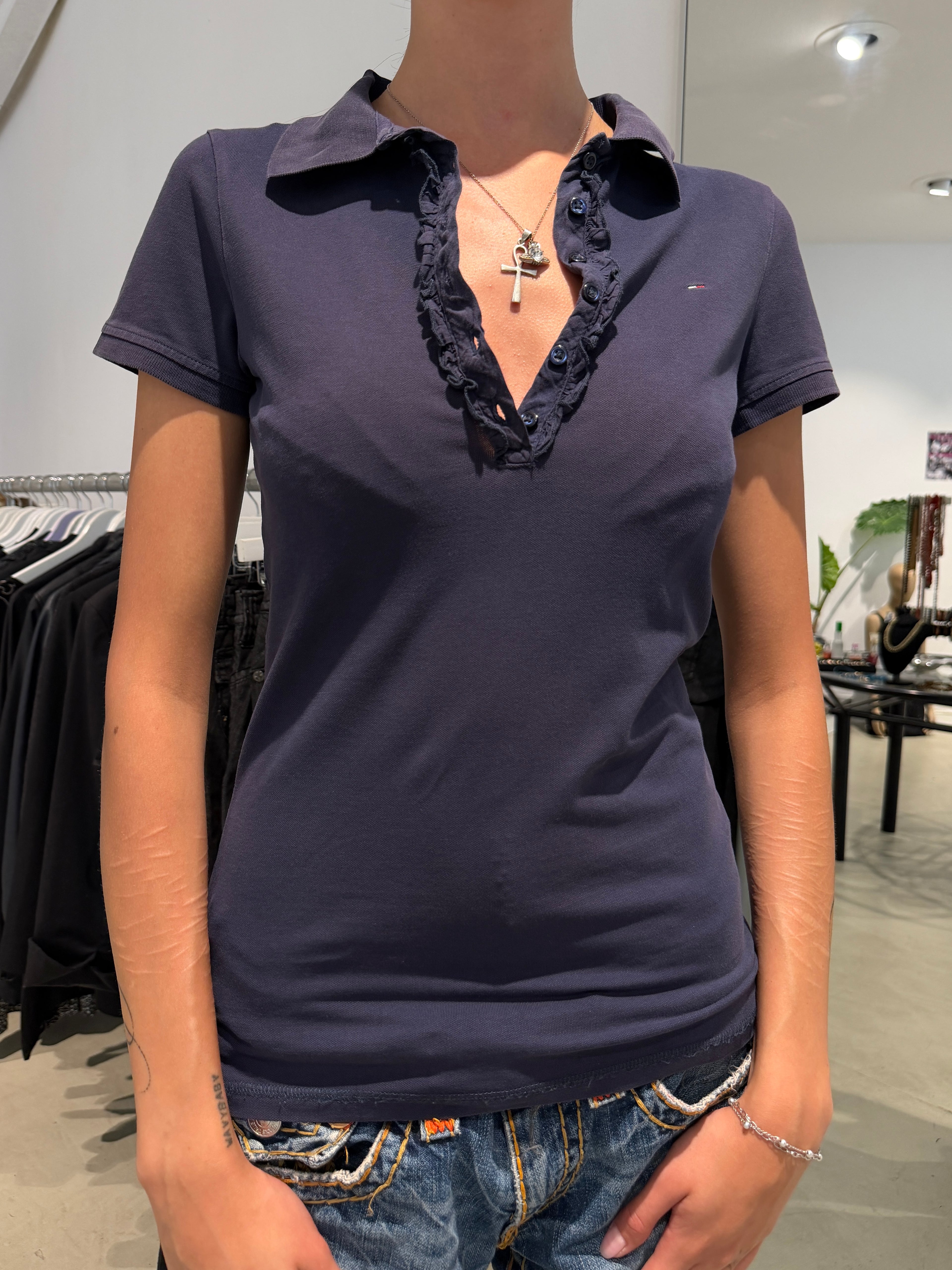 Vintage Tommy Hilfiger Denim Poloshirt (M)