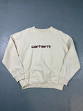 Vintage Carhartt Cream Crewneck Sweater XL