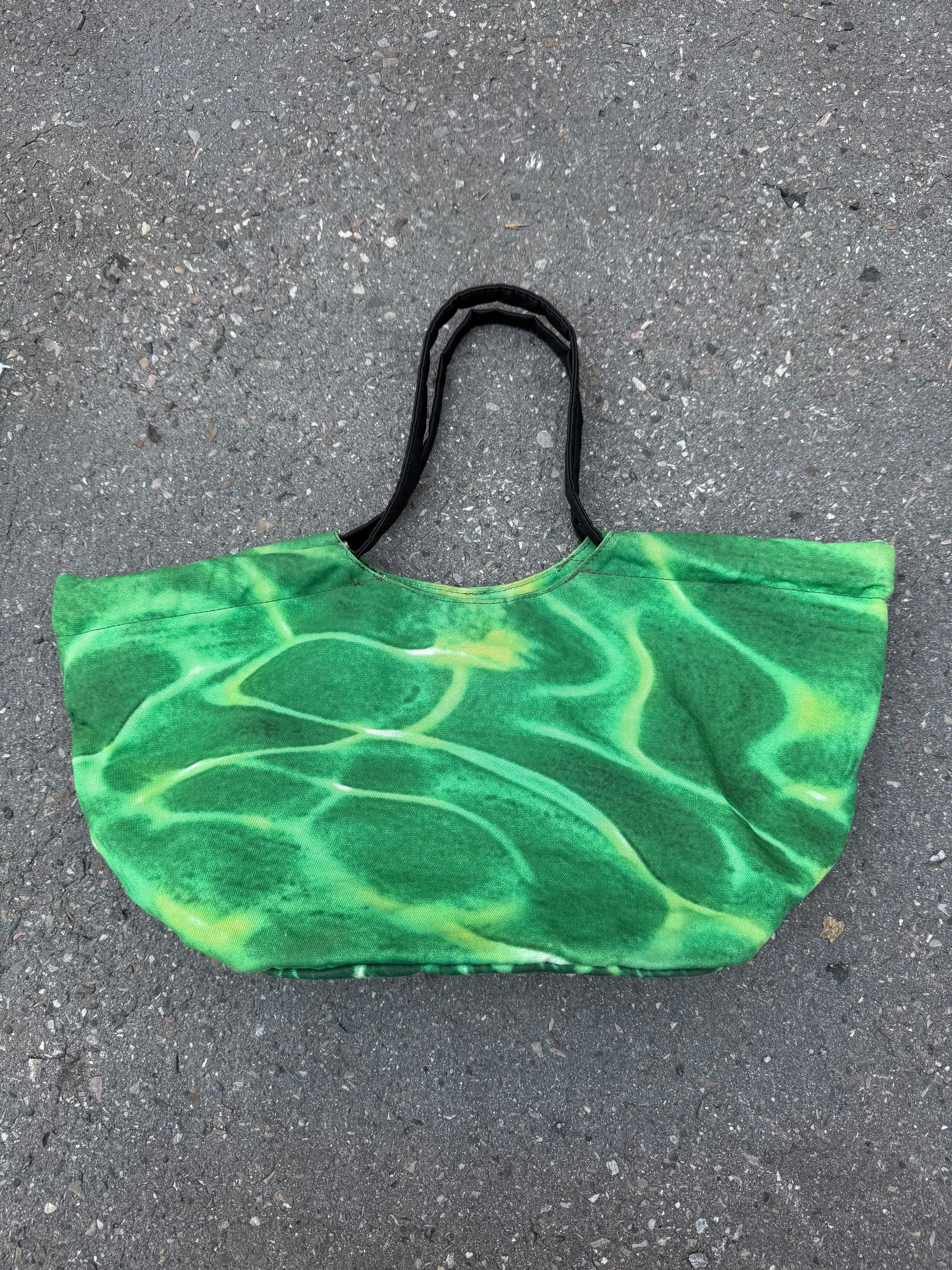 Vintage Just Cavalli Green Textil Bag
