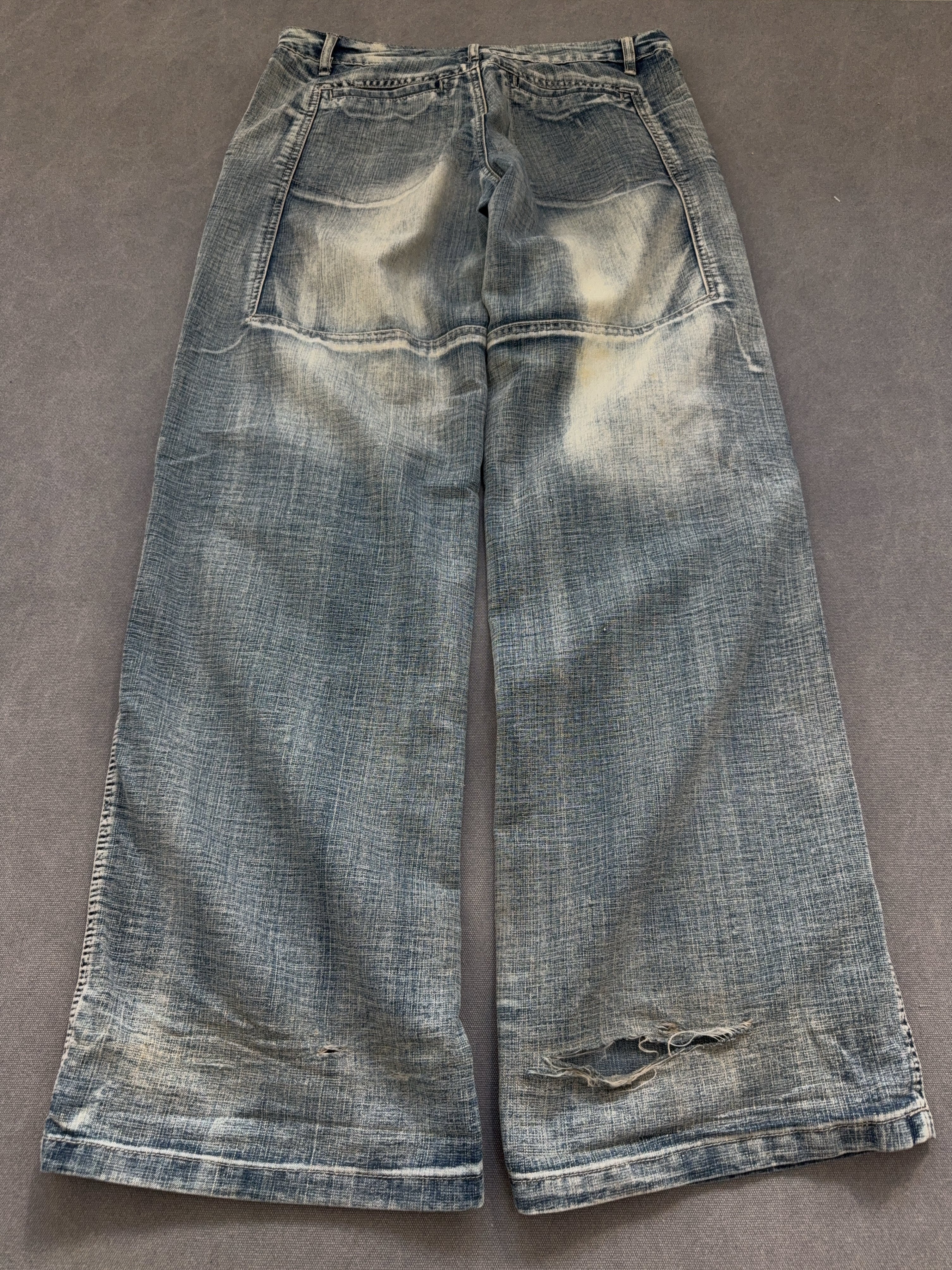 Vintage Only Girl Low Waist Baggy Jeans für Damen. Y2K Second Hand 2000s Fashion 