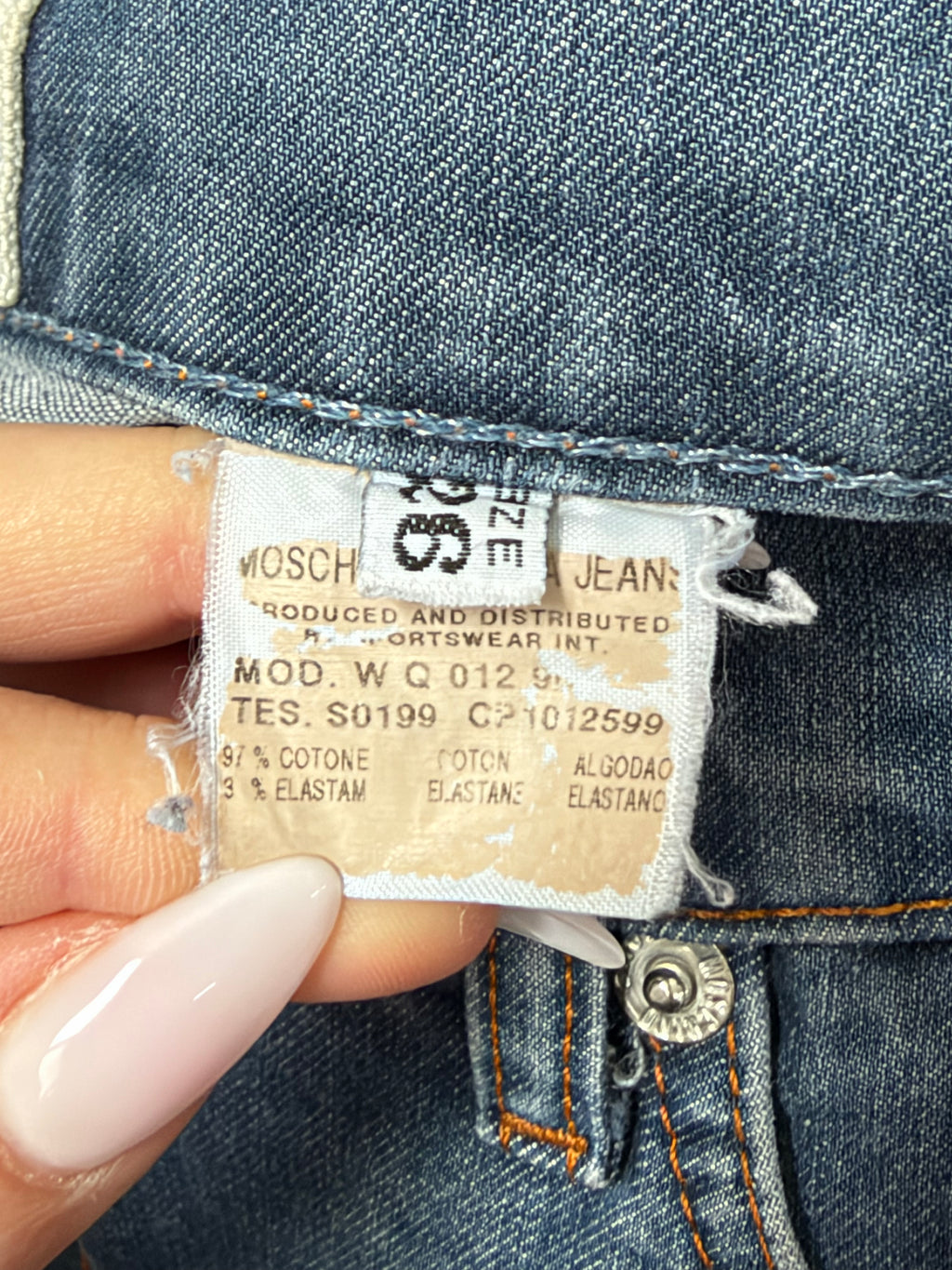 Vintage flared Moschino Jeans (XS)