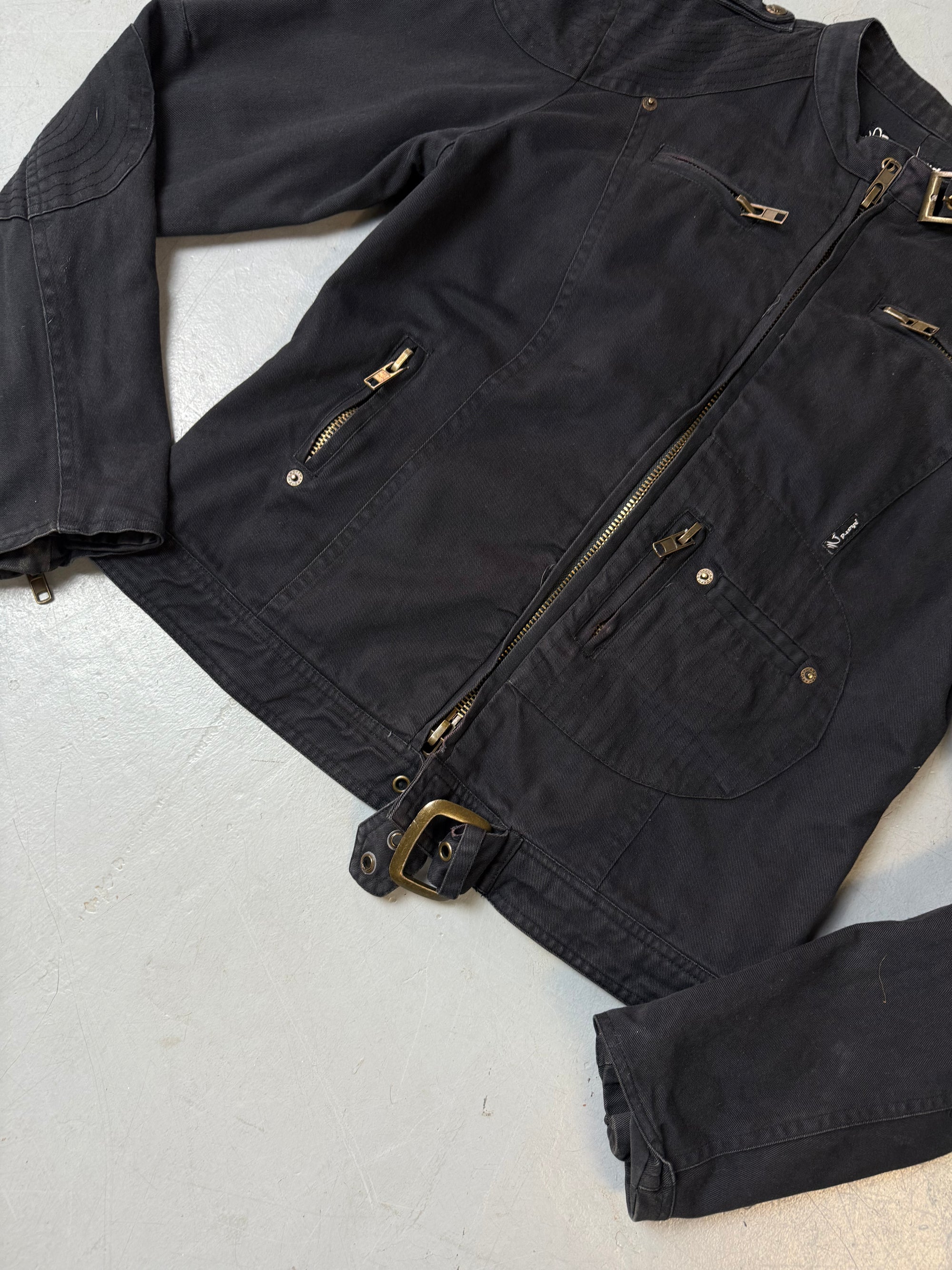 Detailliertes Produktbild von Vintage Phard Black Light Jacket S/M von vorne