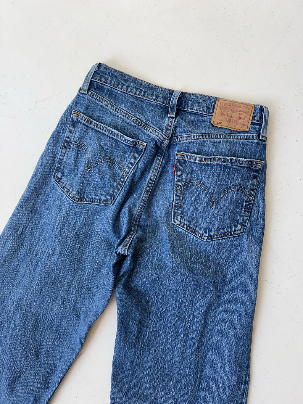 Vintage Levi's 501 Reworked High Waisted Jeans (S)