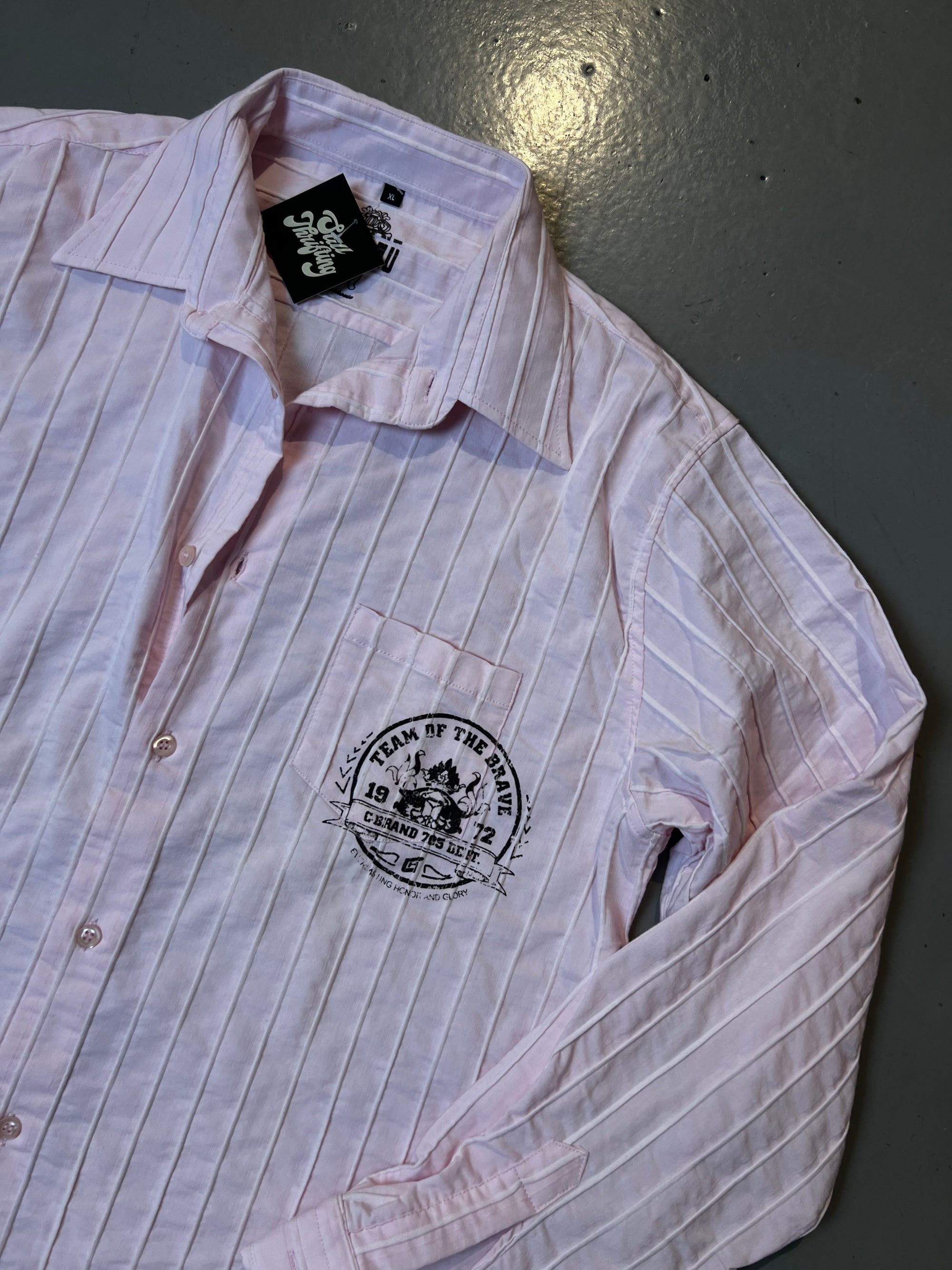 Vintage Pink Button Up M/L