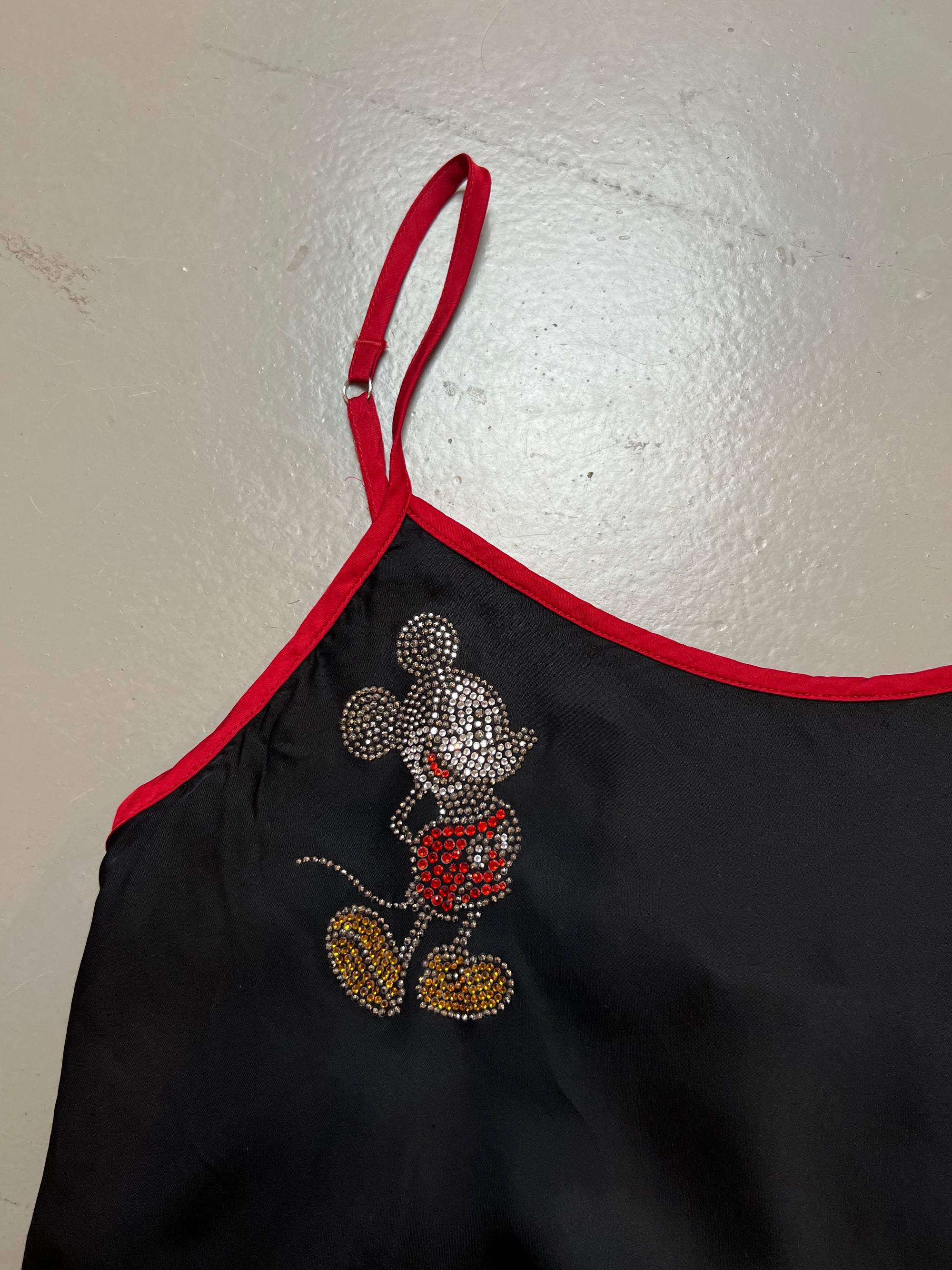 Produkt Bild Vintage Slip in Top/Dress Black S/M Disney von Detail print.