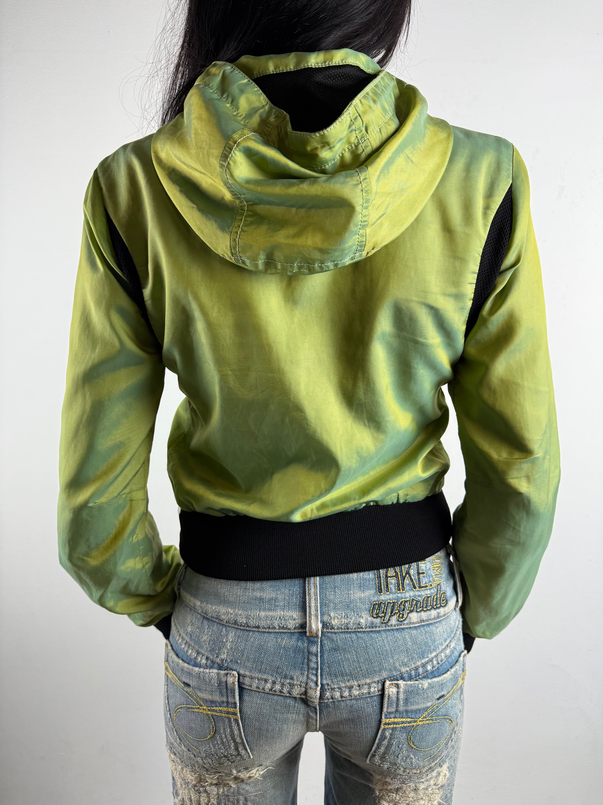 Vintage Refrigiwear Light Green Cropped Jacket S