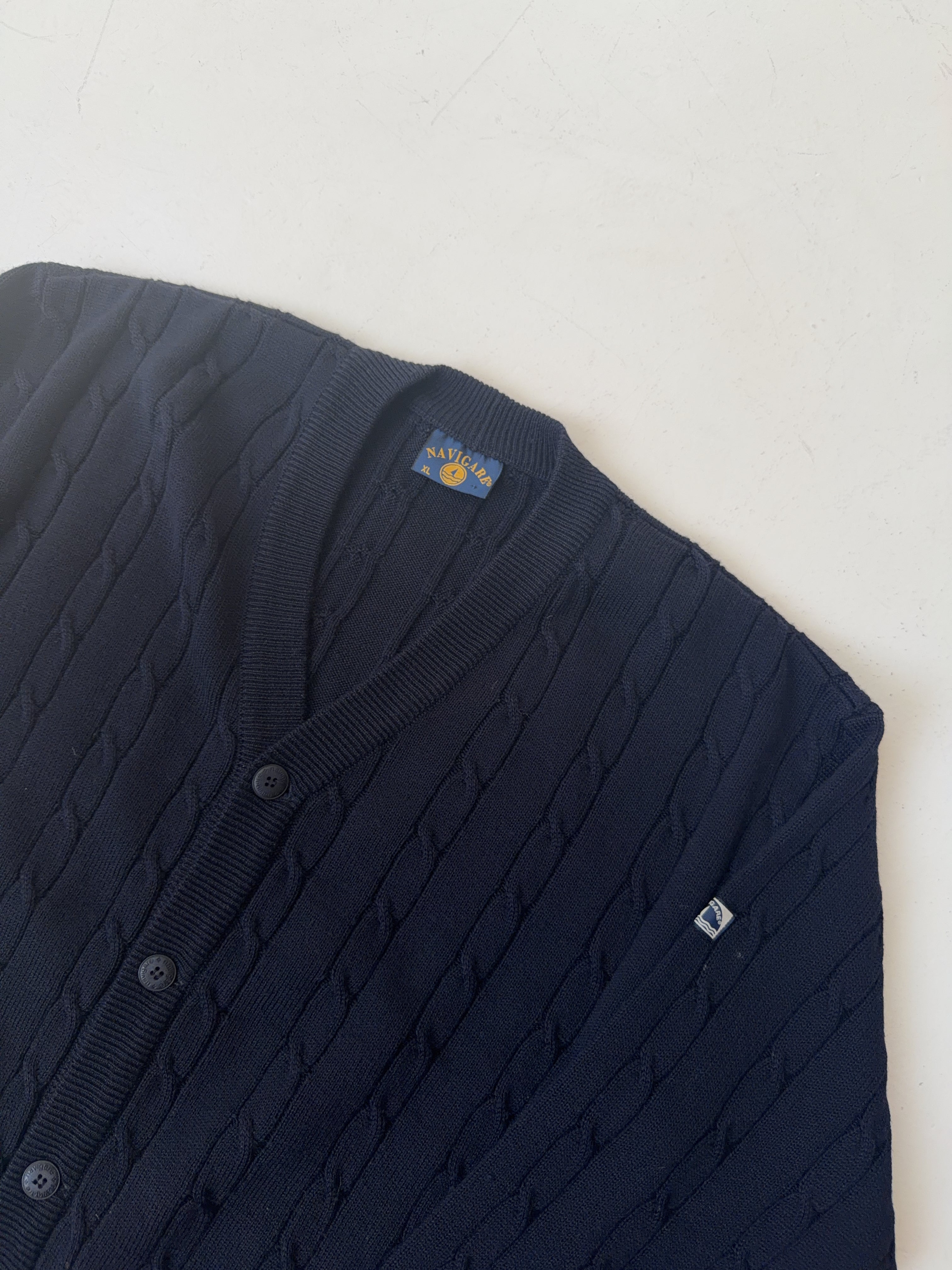Vintage Navigare Knit Cardigan (XL)