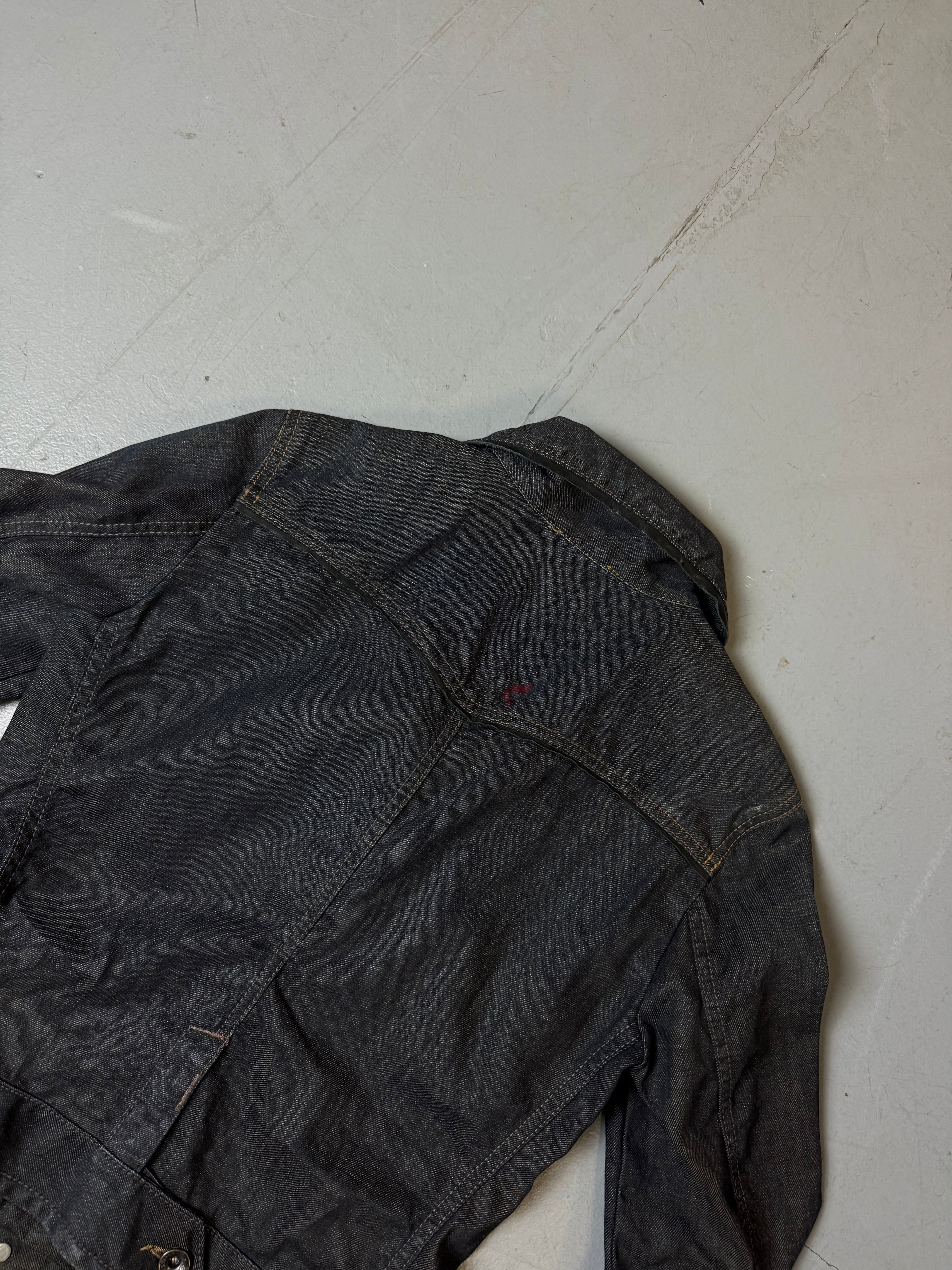 Vintage GAS Dark Blue Denim Jacket S/M