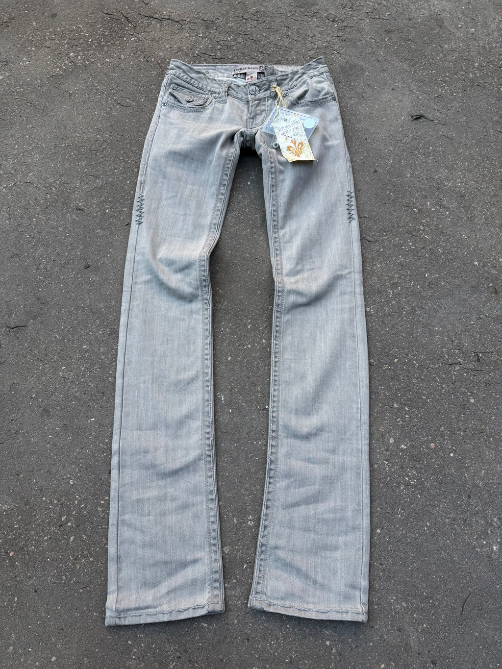 Y2K Laguna Beach „Aliso Beach“ Low Waist Denim für Damen. Y2K 2000s Fashion