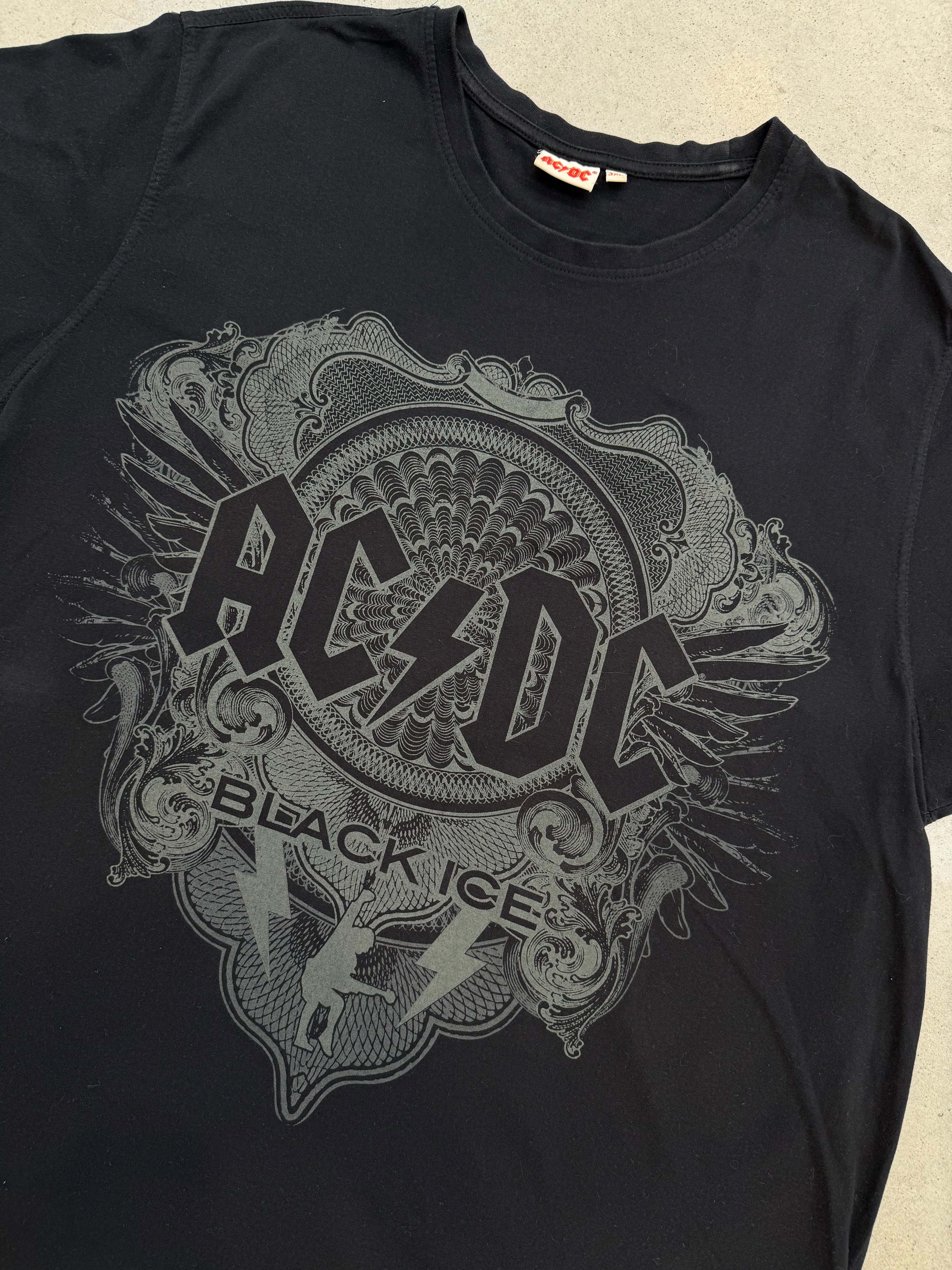 Vintage AC/DC Black Ice Band T-Shirt XL