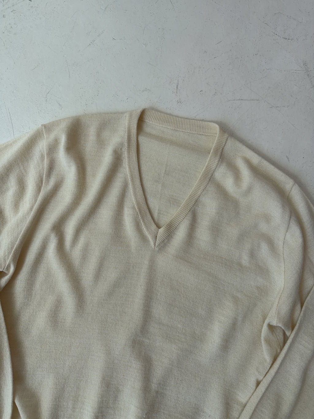 Vintage YSL Beige Knit Sweater (L)