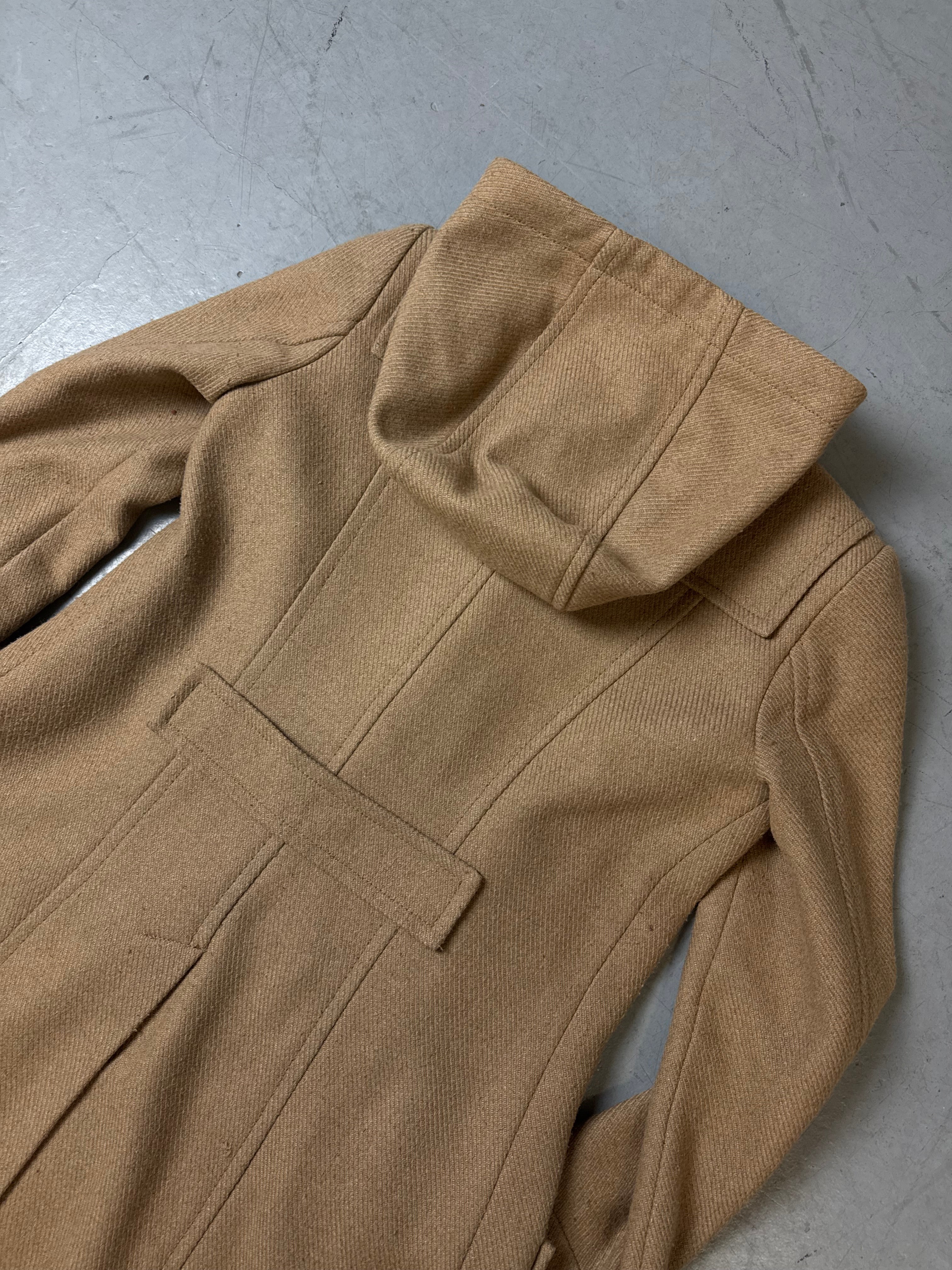 Vintage Miss Sixty Long Brown Coat M