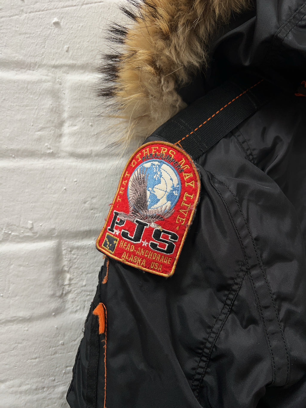 Vintage Parajumpers Jacke mit Fur Hood (XS)