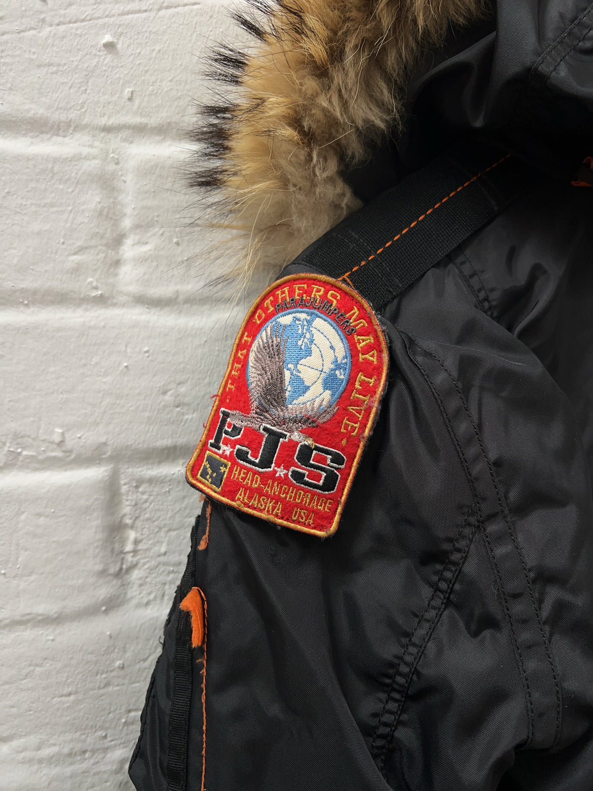 Vintage Parajumpers Jacke mit Fur Hood (XS)