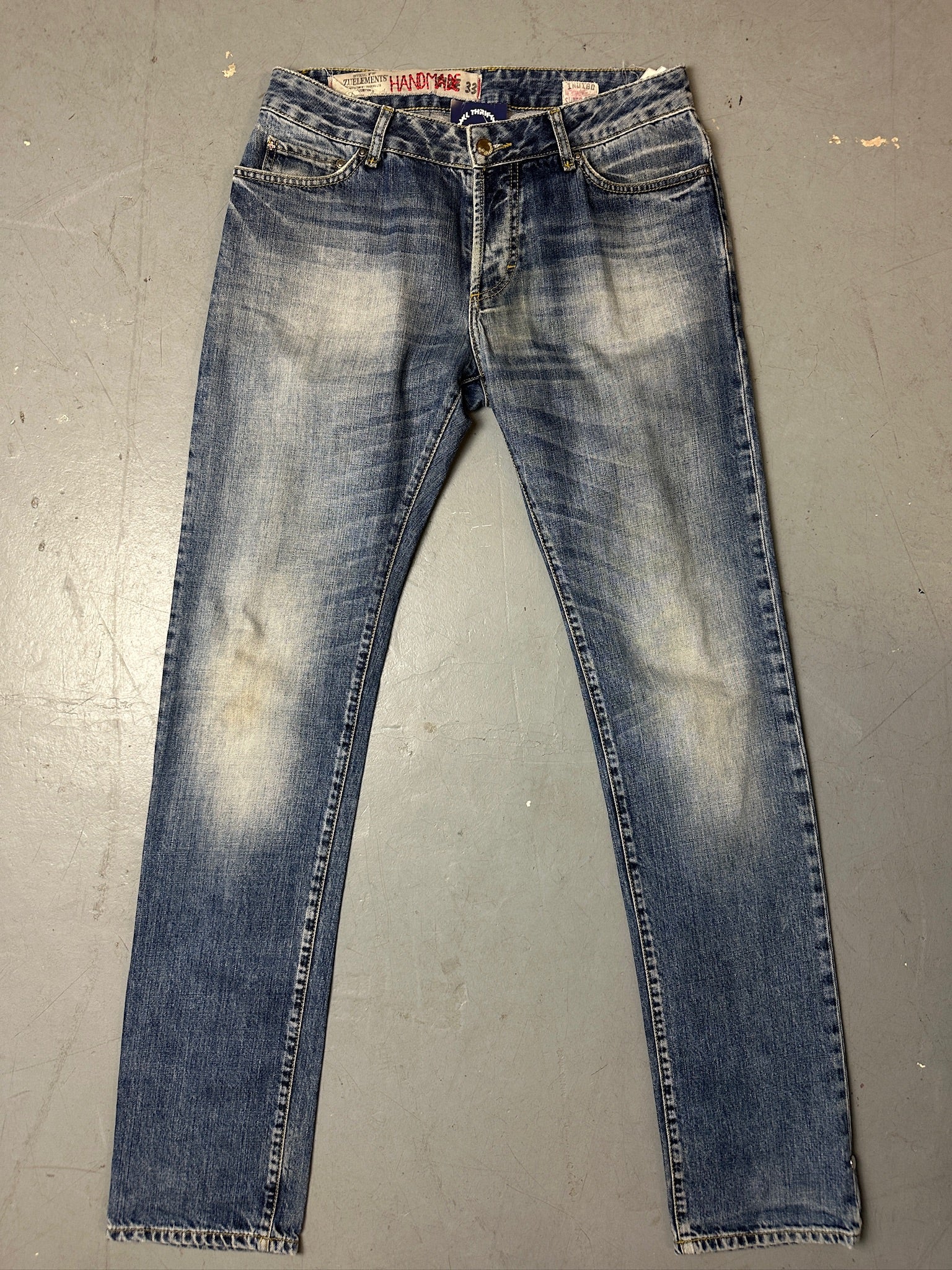 Vintage Zuelements Indigo Straight Leg Denim M